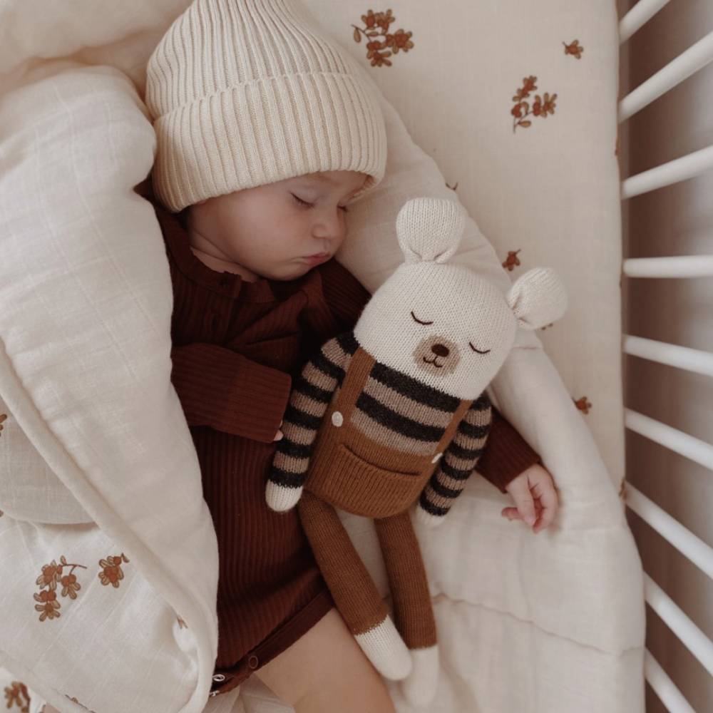 Large Polar Bear Kuscheltier für Babys Getrickt aus Alpaka Wolle von Main Sauvage kaufen - Baby, Spielzeug, Geschenke, Babykleidung & mehr