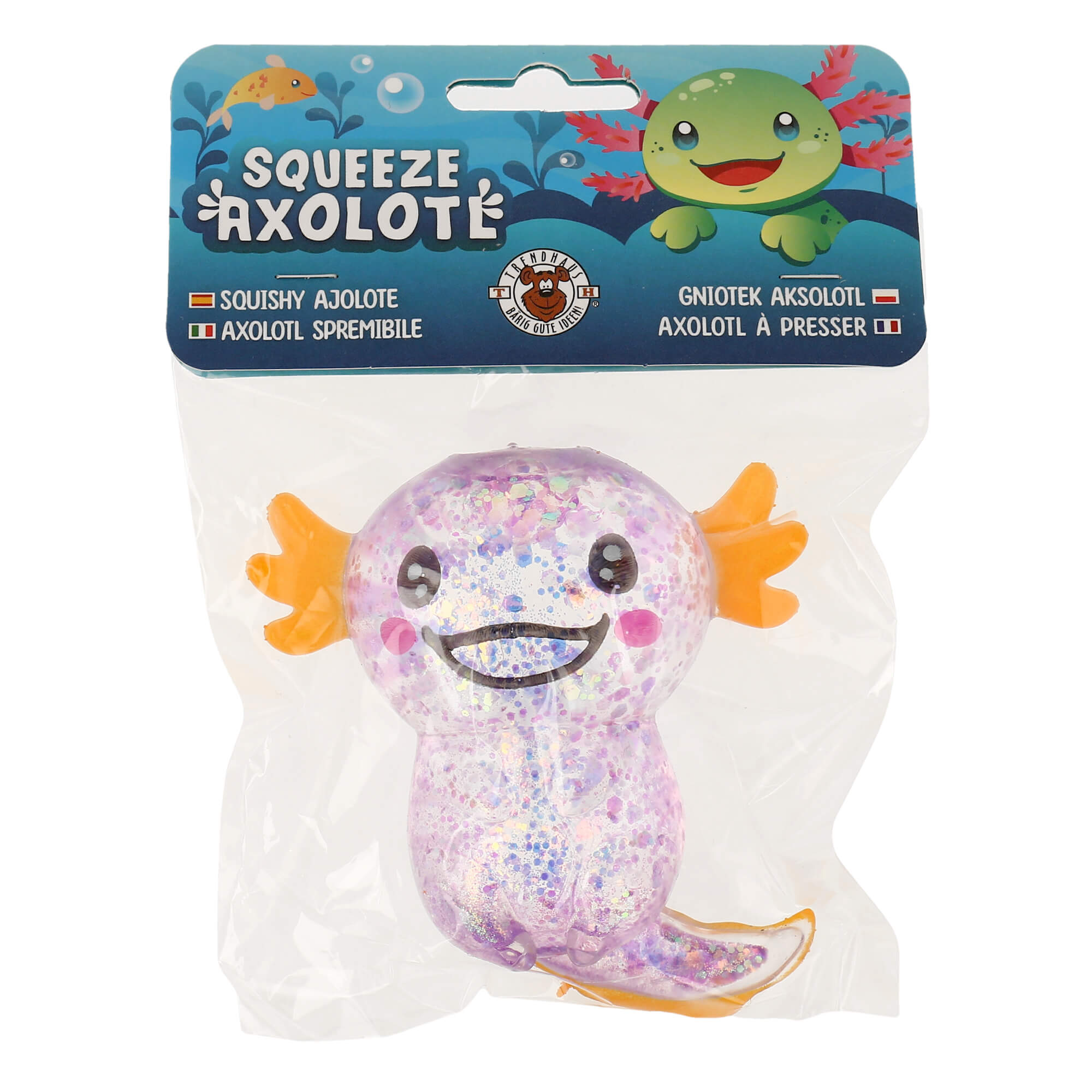 Glitzer-Maltose-Axolotl Squishy