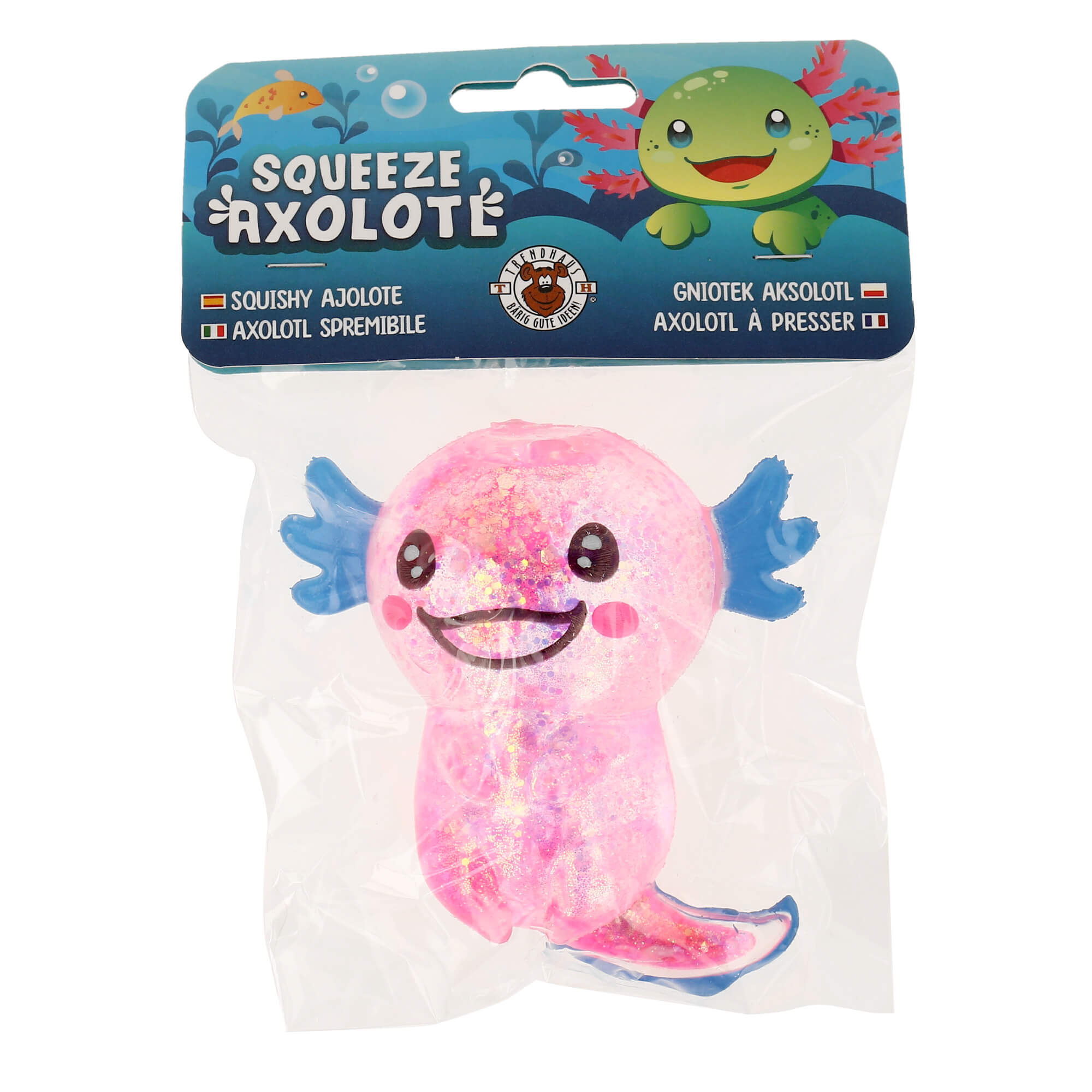 Glitzer-Maltose-Axolotl Squishy