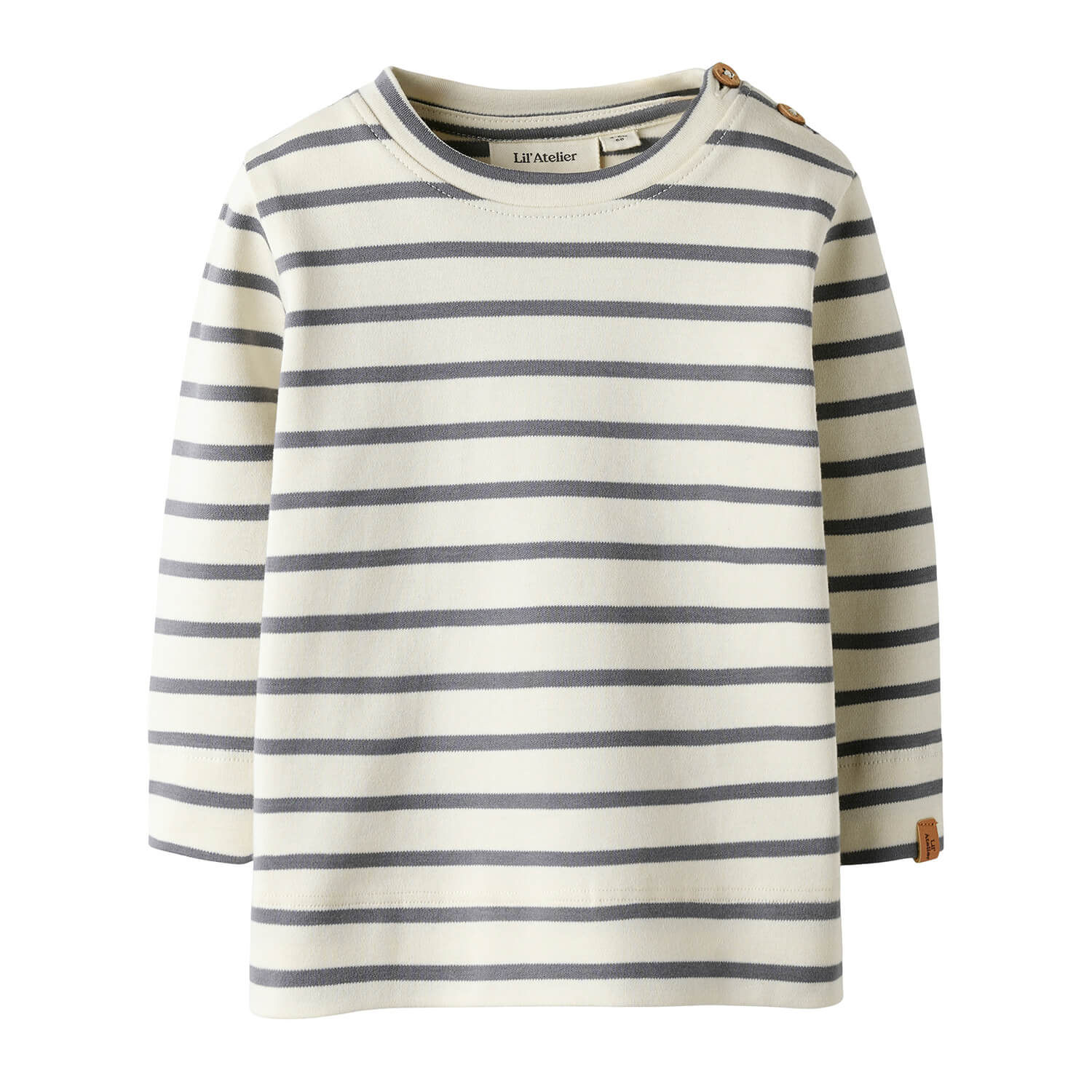 Baby Sweatshirt gestreift aus Bio-Baumwolle