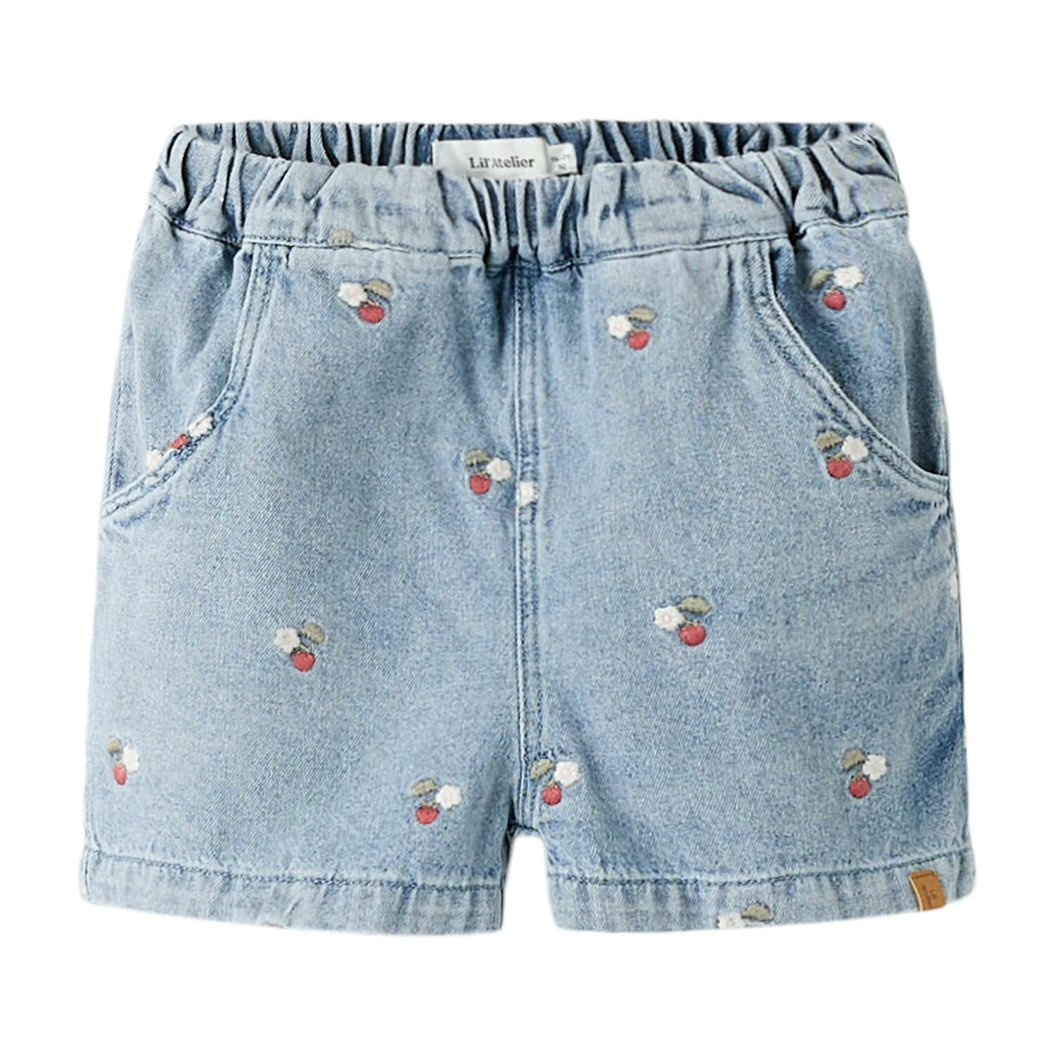 Kinder Jeans-Shorts bestickt aus Baumwolle
