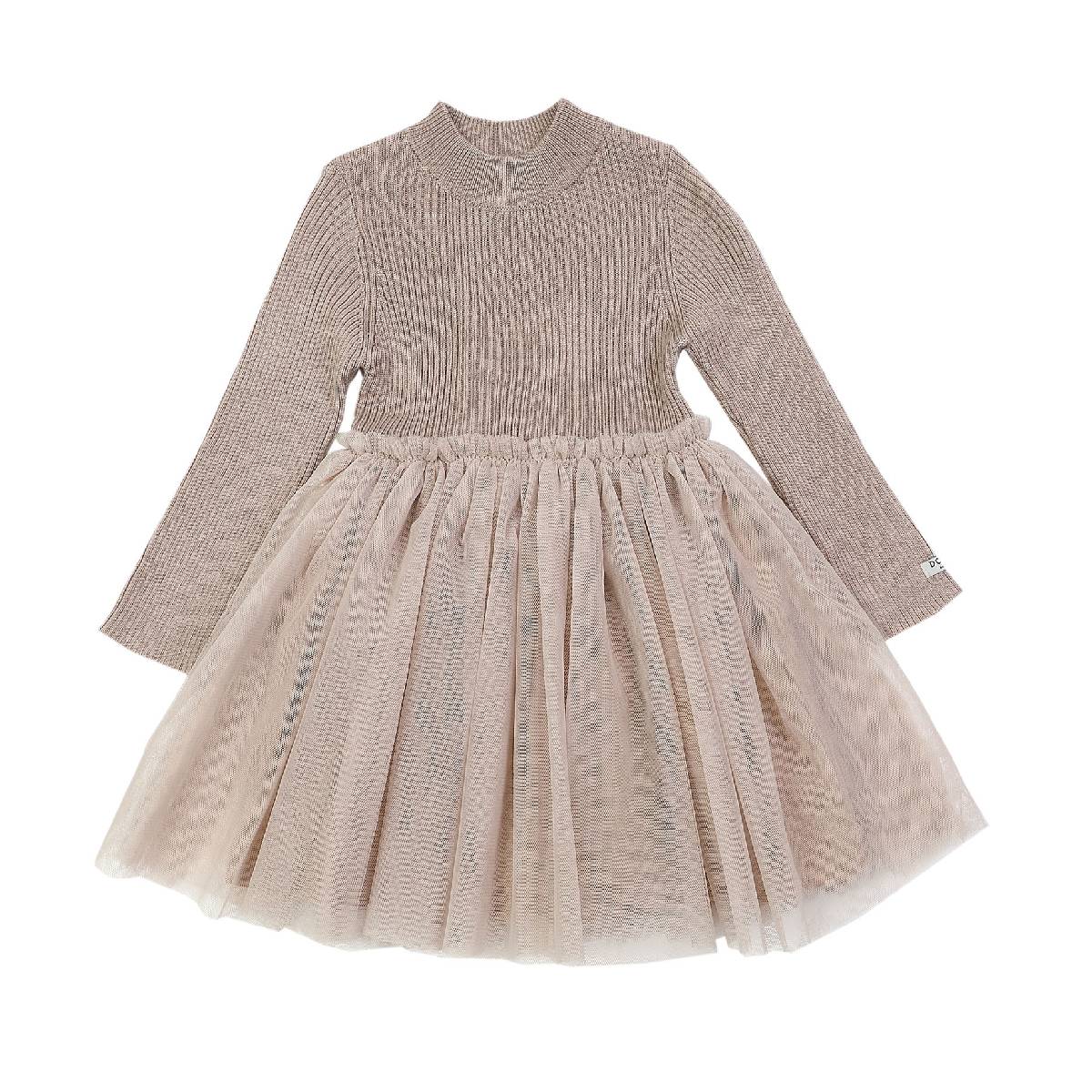 Lotus Dress Strickkleid mit Tüll - Rock von Donsje kaufen - Kleidung, Babykleidung & mehr