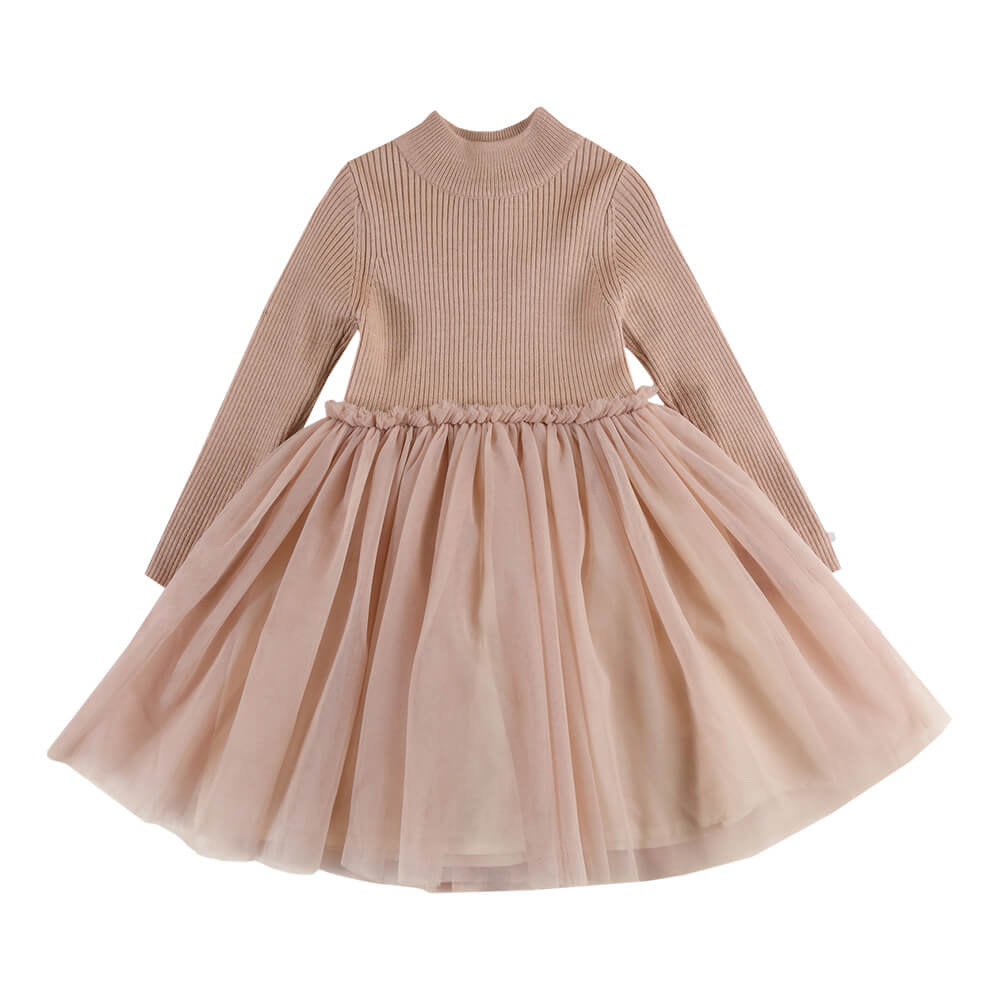 Lotus Dress Strickkleid mit Tüll - Rock von Donsje kaufen - Kleidung, Babykleidung & mehr