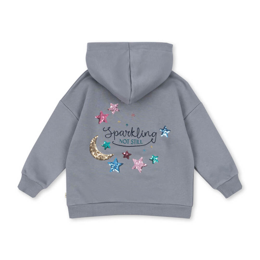 Lou Sweat Hood Sequin - Kapuzenjacke - aus Bio - Baumwolle OCS von Konges Slojd kaufen - Kleidung, Babykleidung & mehr