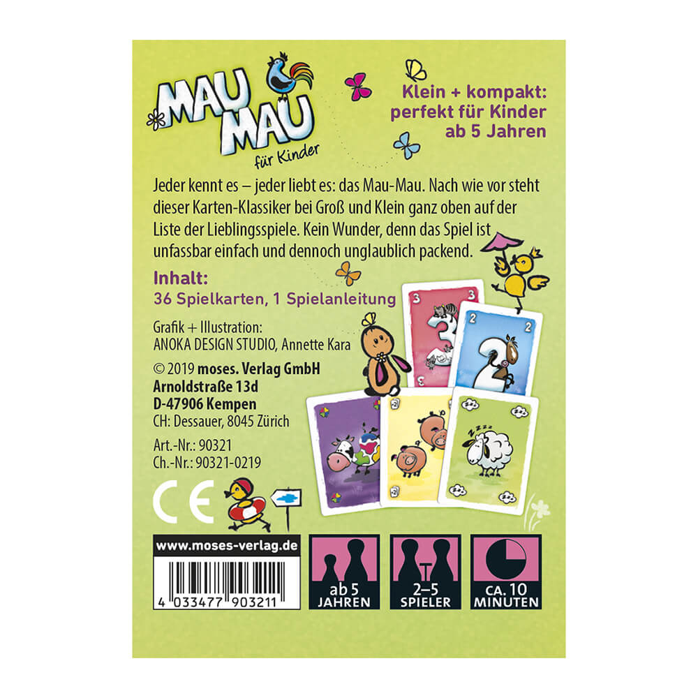 Mau - Mau für Kinder von Moses Verlag kaufen - Spielzeug, Geschenke, Babykleidung & mehr