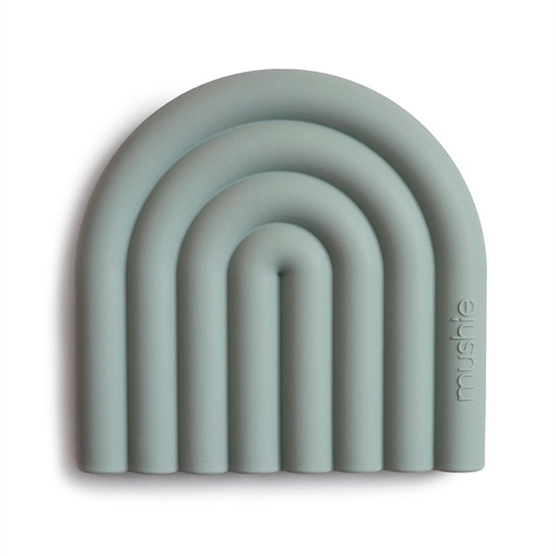 Mushie Beißring “Teether Rainbow Cambridge Blue” von mushie kaufen - Spielzeug, Babykleidung & mehr