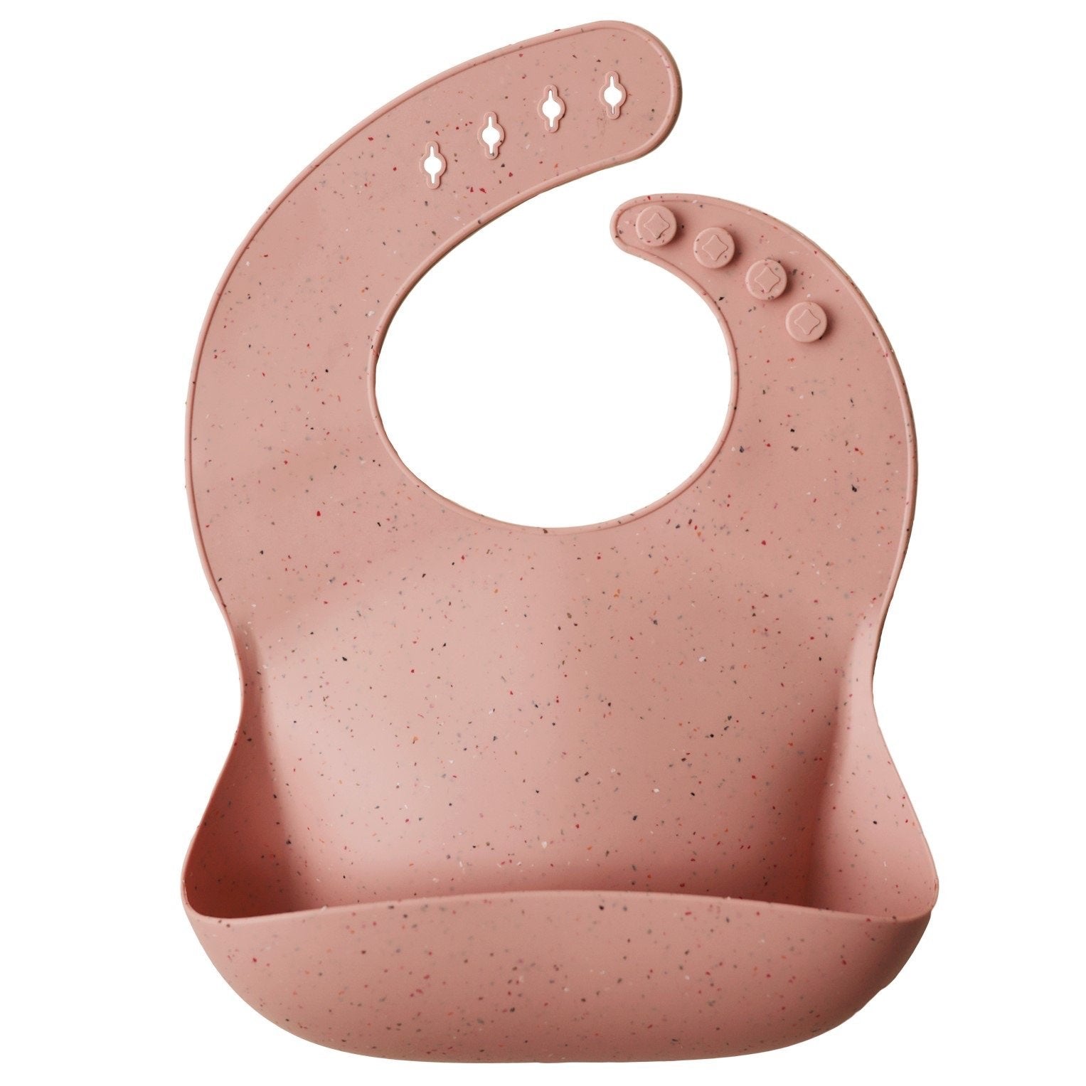 Mushie Silikon Lätzchen „Peach Terrazo” von mushie kaufen - Essen & Trinken, Babykleidung & mehr