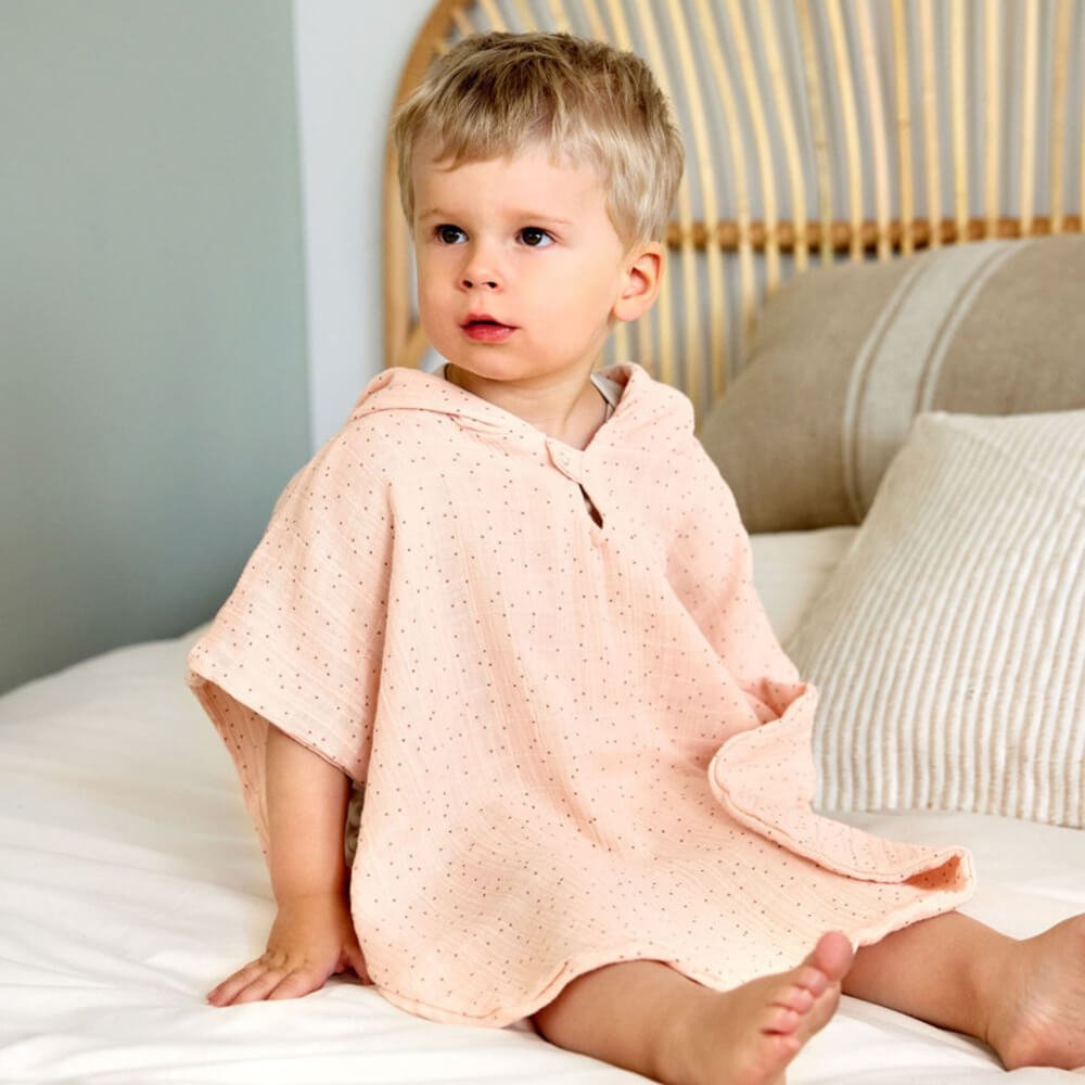 Muslin Poncho - Musselin Badeponcho aus 100% Baumwolle von Lässig kaufen - Baby, Alltagshelfer, Babykleidung & mehr