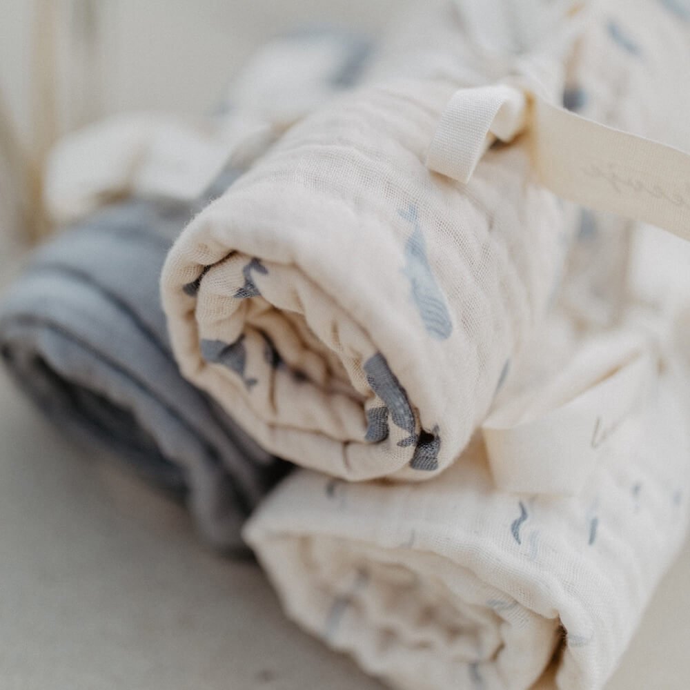 Musselintuch aus 100% Bio-Baumwolle von leevje kaufen - Baby, Babykleidung & mehr