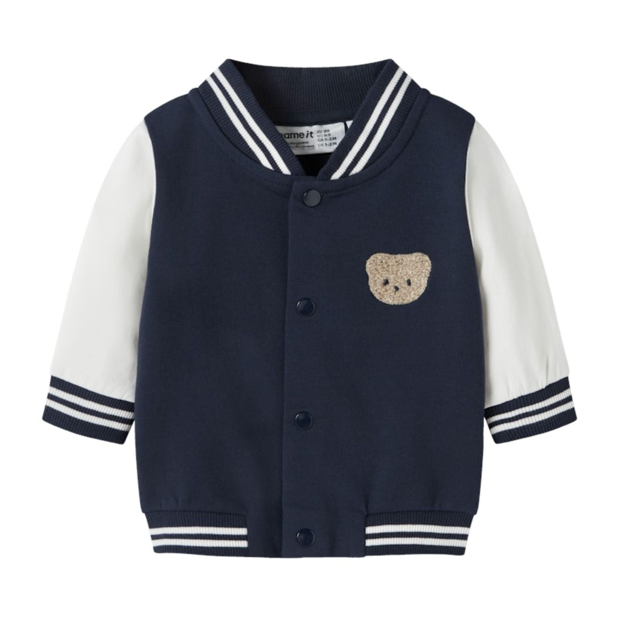 Baby Collegejacke aus Bio-Baumwolle