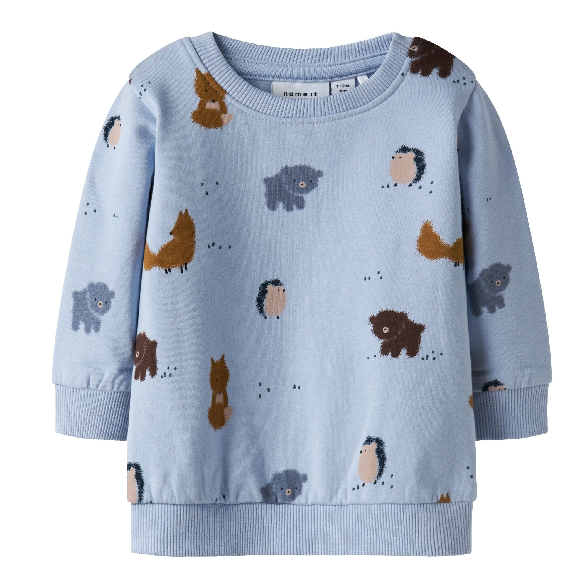 Baby Sweatshirt mit All-Over-Print aus Bio-Baumwolle