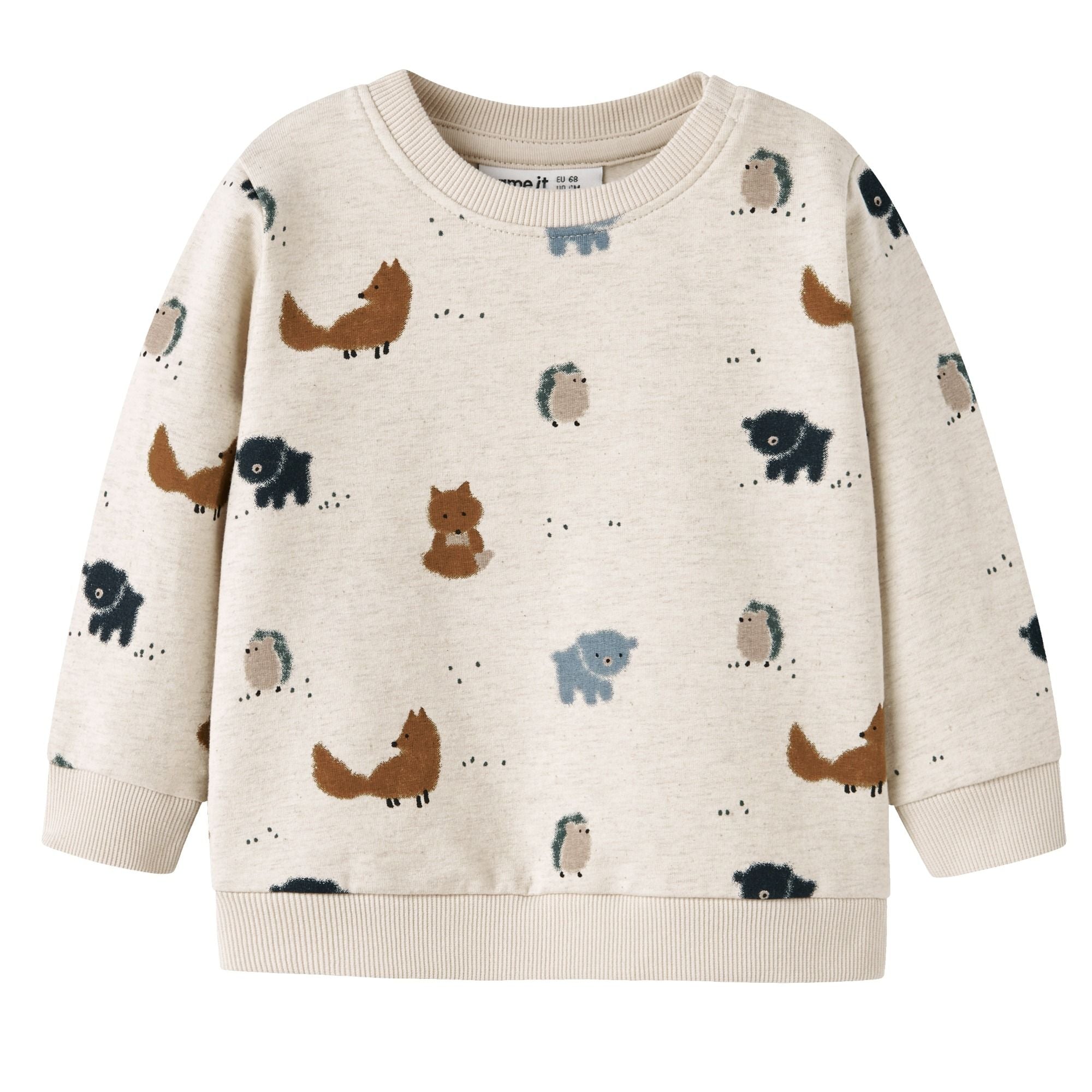 Baby Sweatshirt mit All-Over-Print aus Bio-Baumwolle