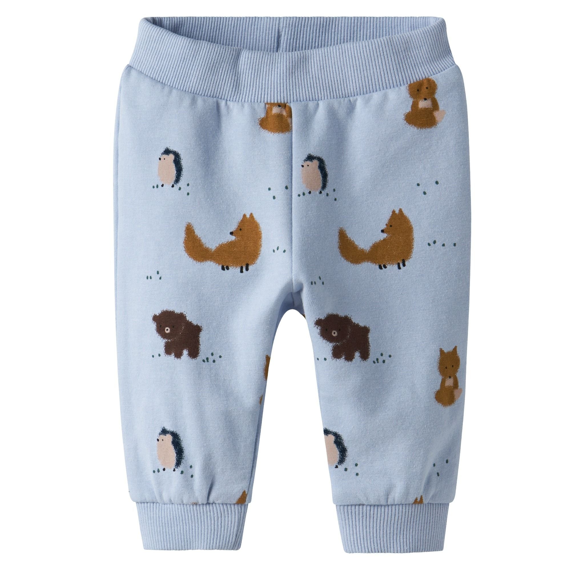 Baby Sweathose mit All-Over-Print aus Bio-Baumwolle