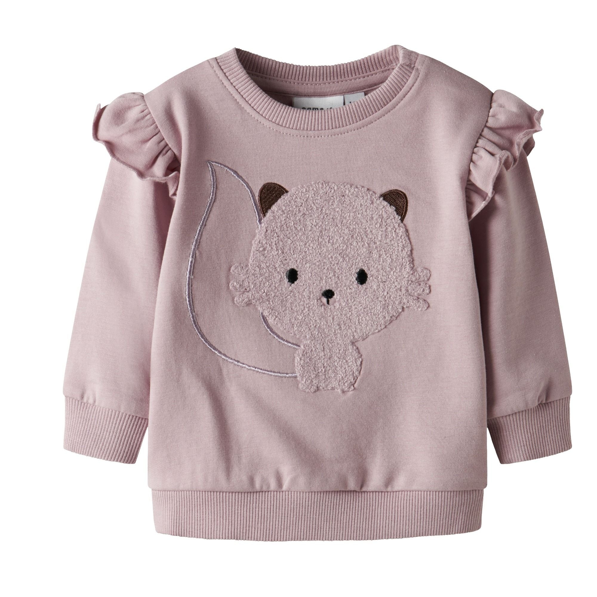 Baby Sweatshirt mit Rüschen aus Bio-Baumwolle