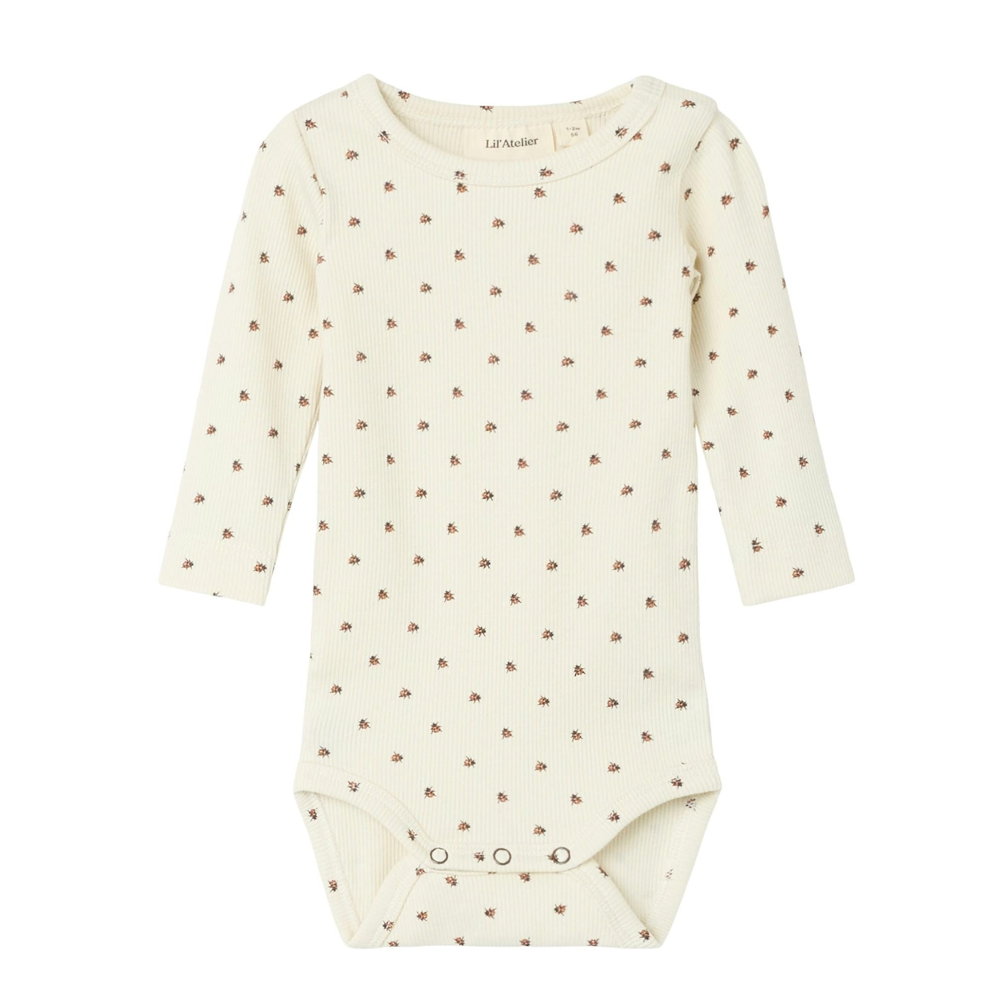 Baby Langarm-Body aus Bio-Baumwolle