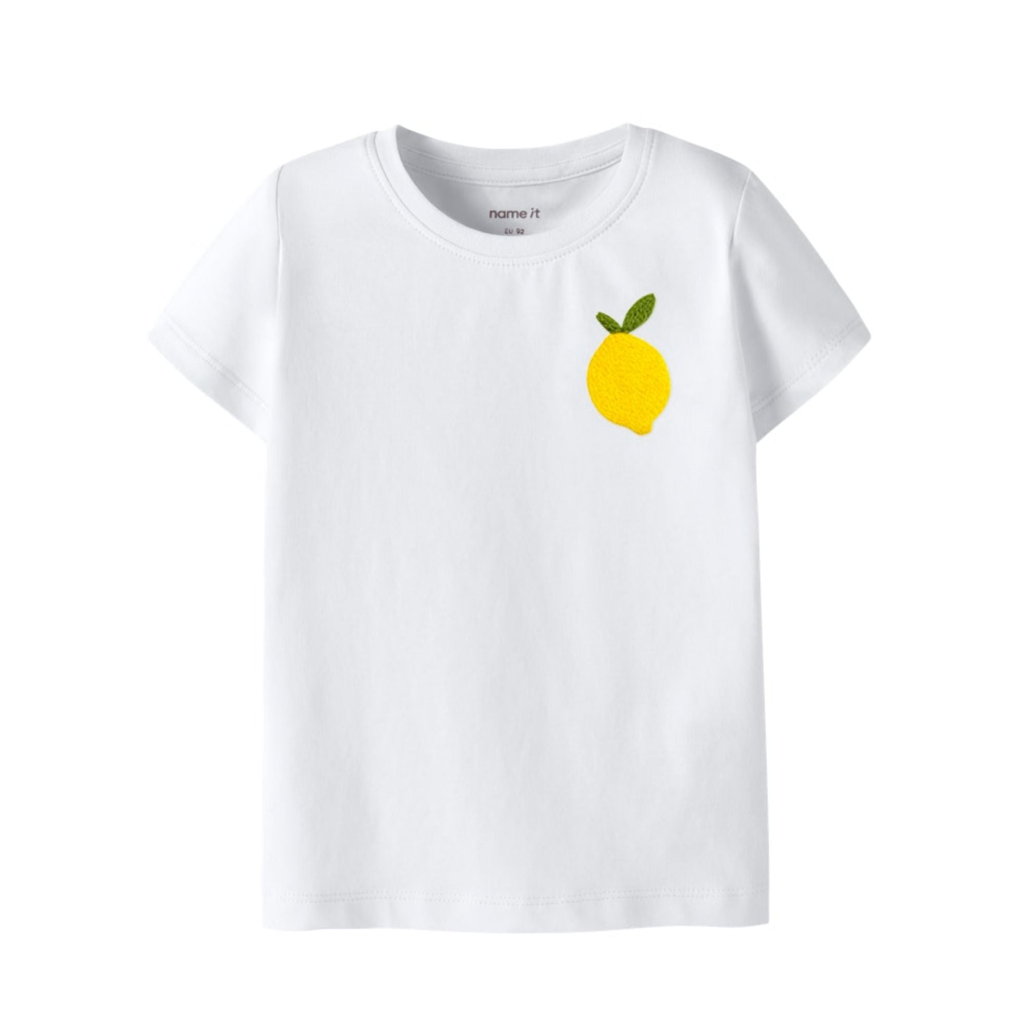 Kinder T-Shirt mit gehäkelter Applikation