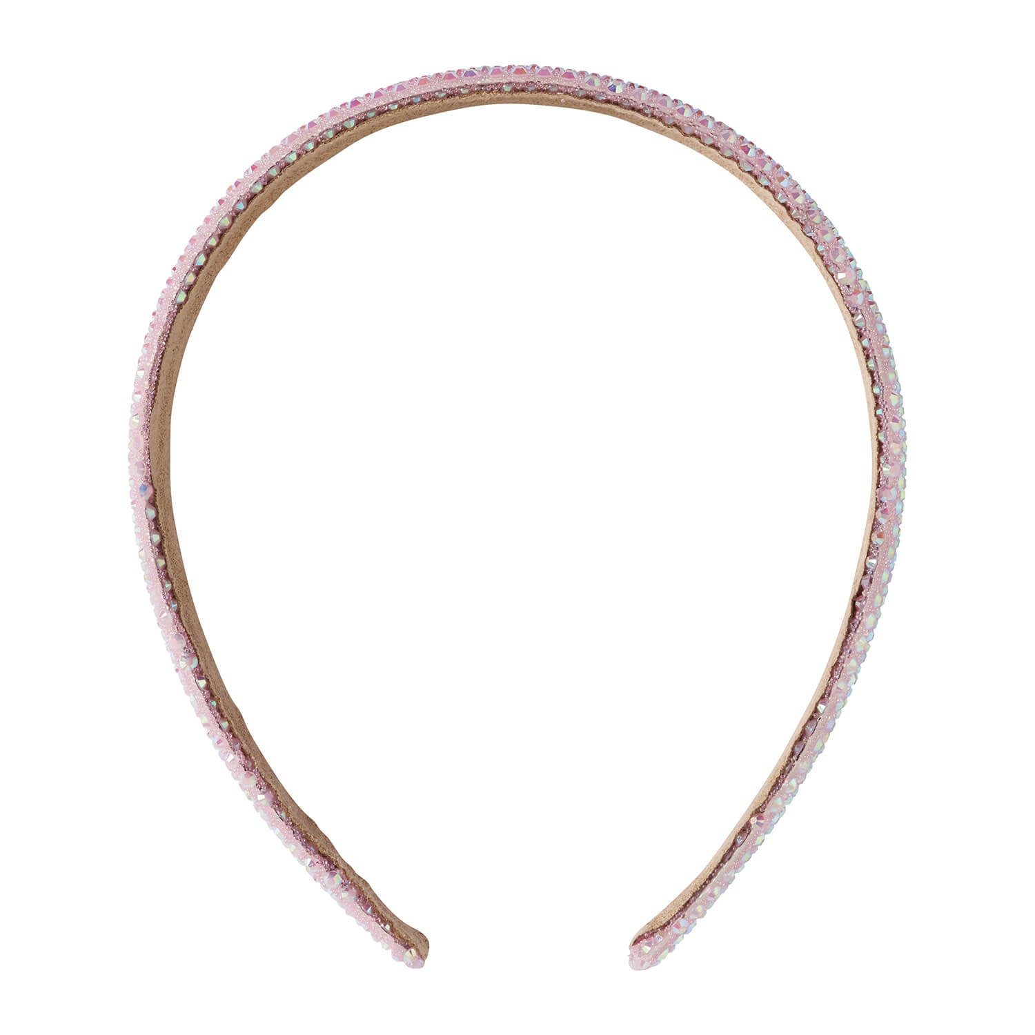 Breiter Haarreif mit Glitzersteinen