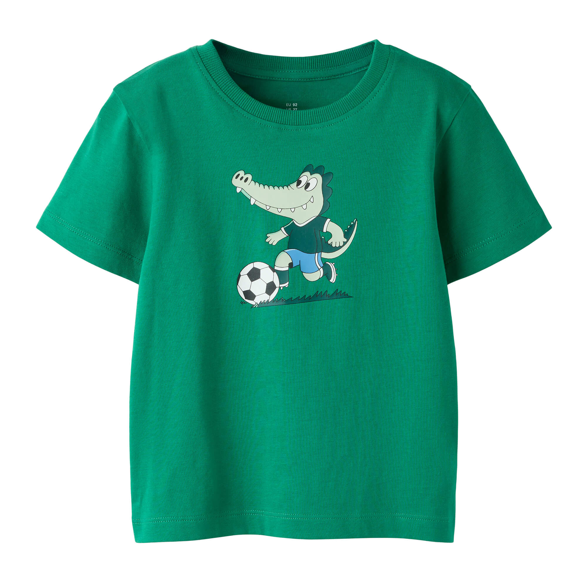 Kinder T-Shirt mit Fussball-Print aus Bio-Baumwolle