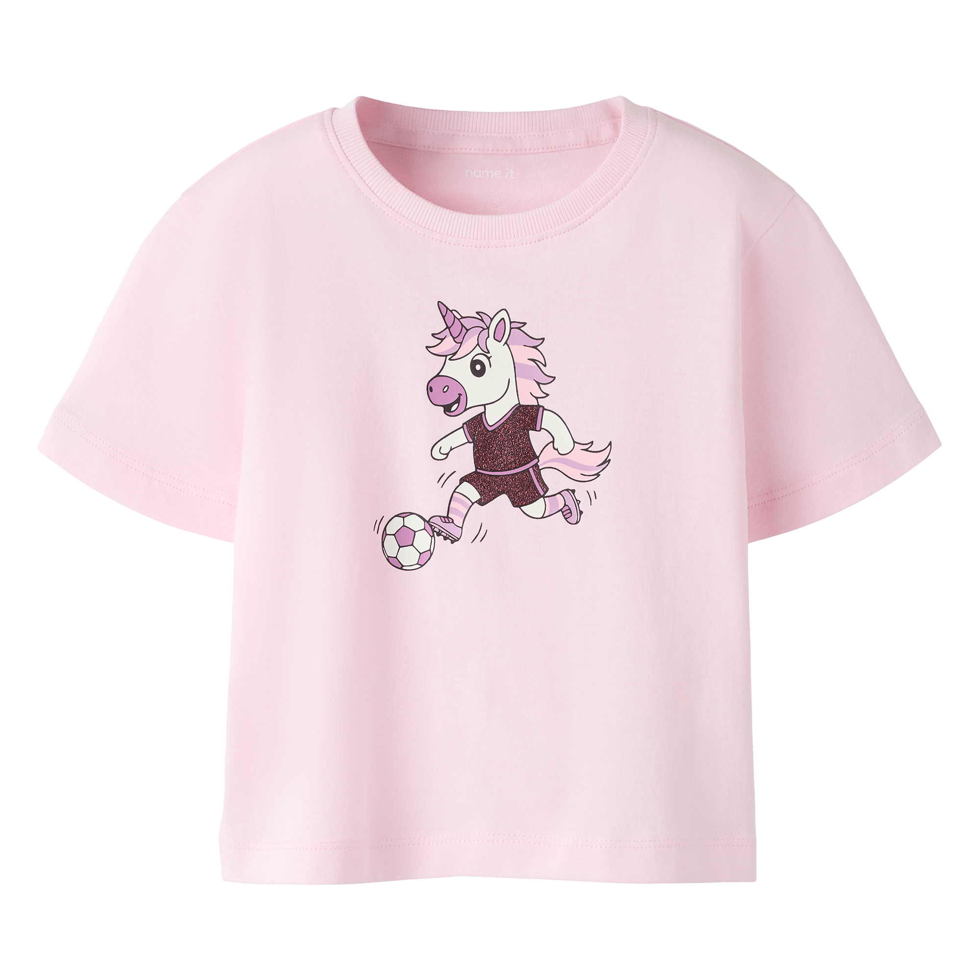 Kinder T-Shirt mit Fussball-Print aus Bio-Baumwolle