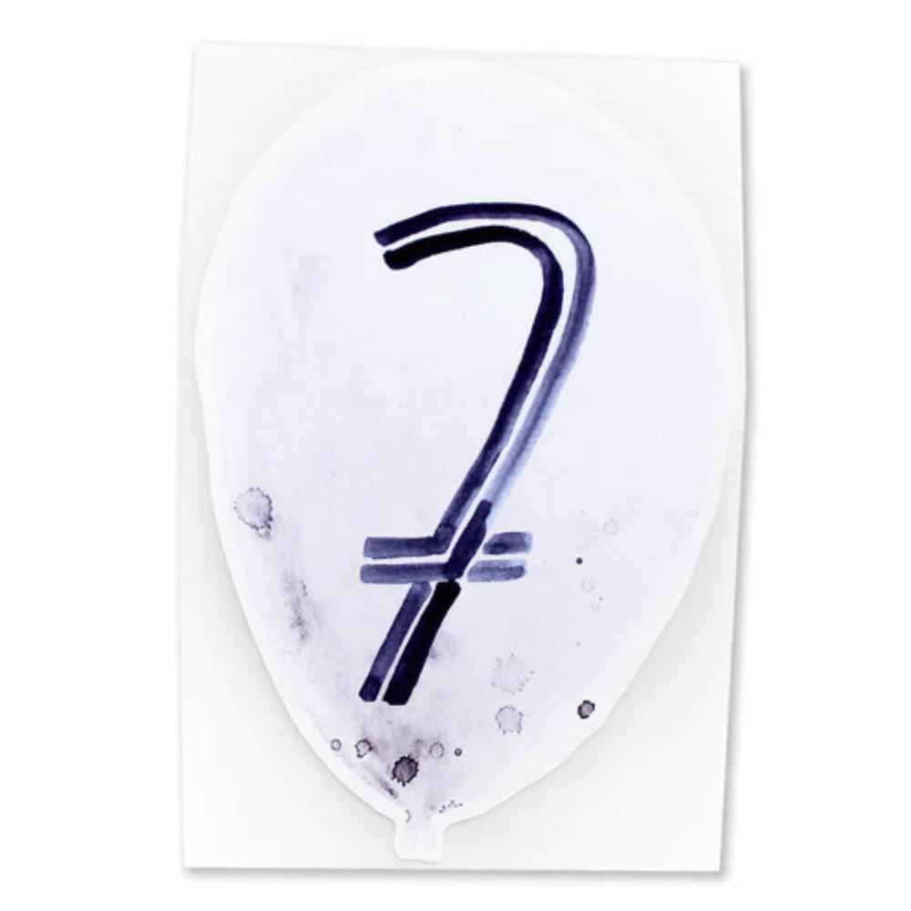 Bügelbild Zahl für alle Stoffe