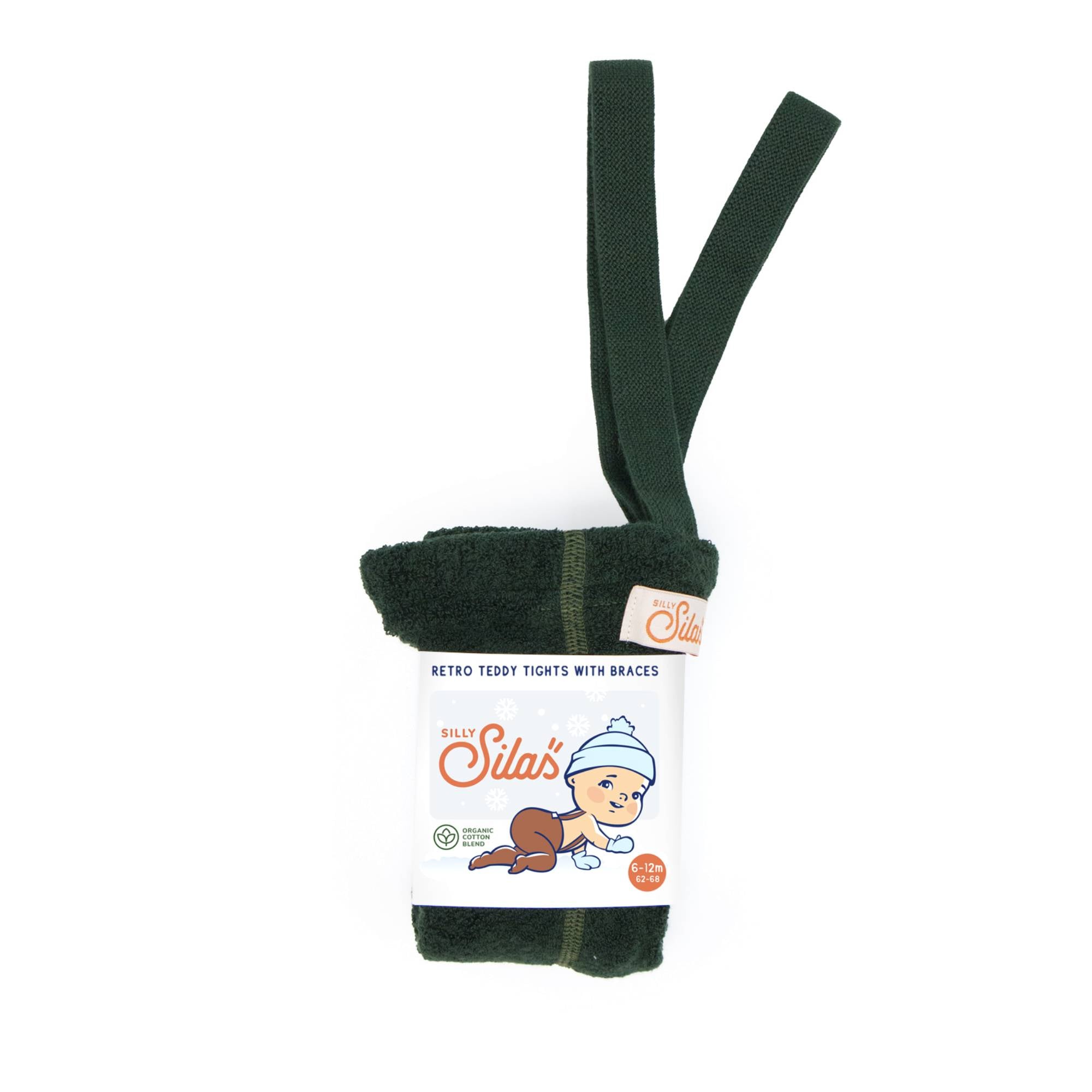 Teddy Warmy Strumpfhose mit Hosenträgern aus Bio Baumwolle