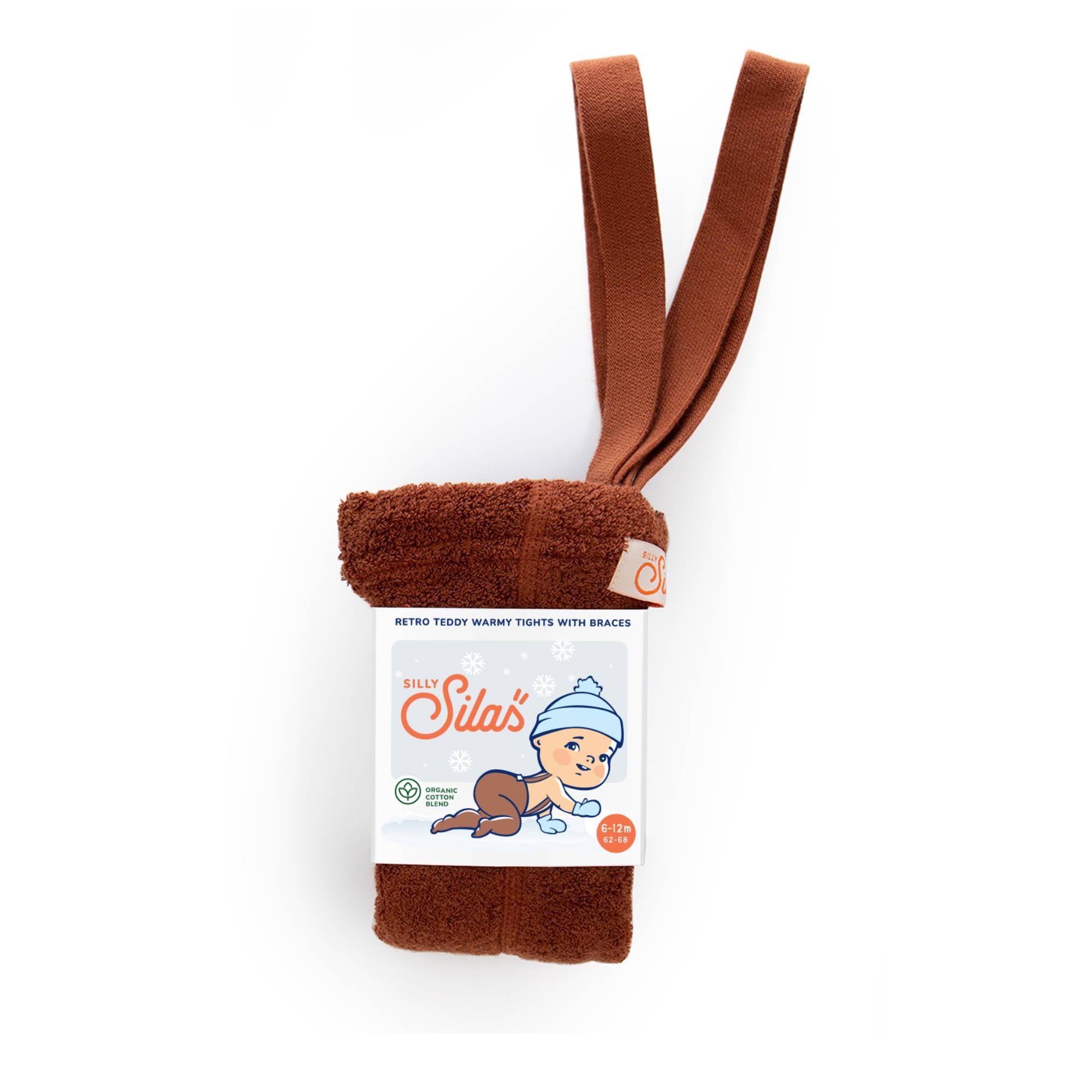 Teddy Warmy Strumpfhose mit Hosenträgern aus Bio Baumwolle