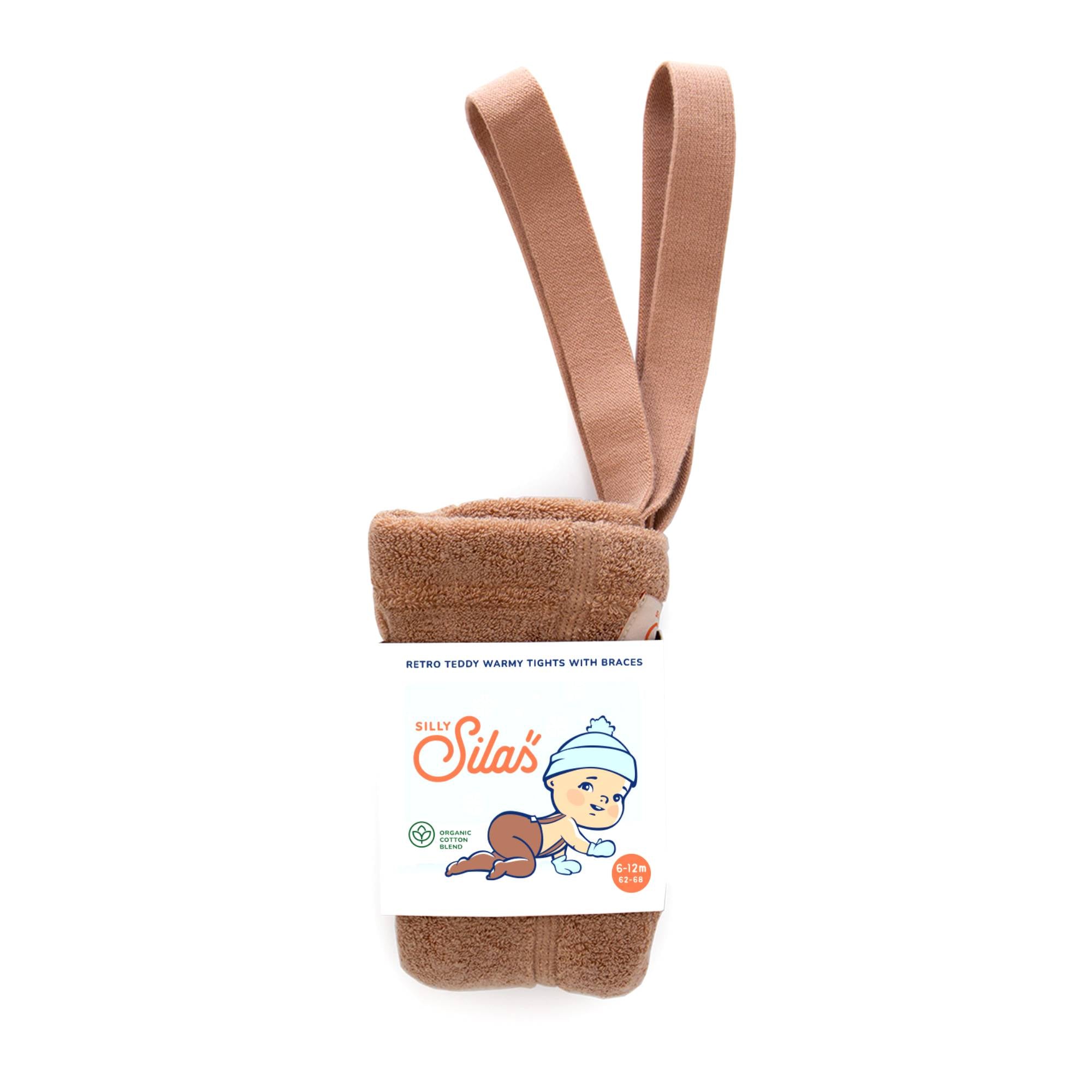 Teddy Warmy Strumpfhose mit Hosenträgern aus Bio Baumwolle