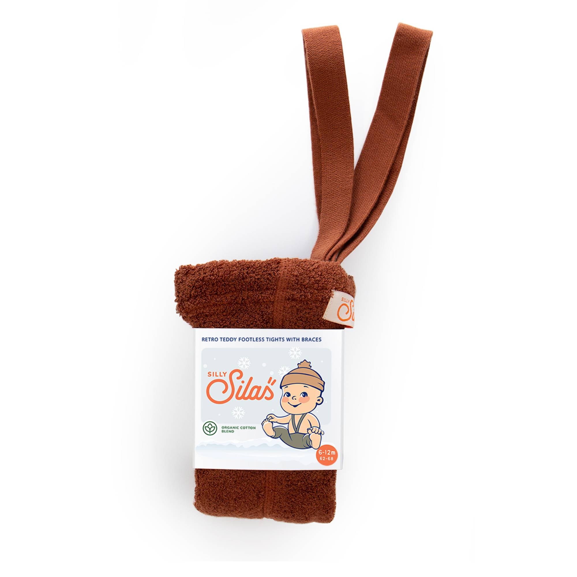 Teddy Warmy Leggings mit Hosenträgern aus Bio Baumwolle