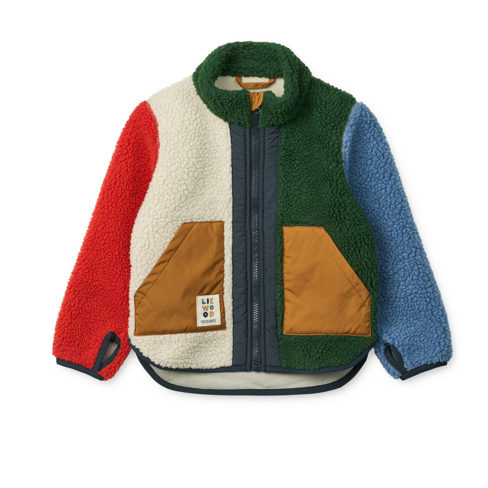 Pile Jacke aus recyceltem Polyester Modell: Noam
