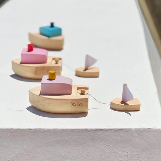 Ofune Aufziehboot aus Holz von Kiko+ & gg* kaufen - Spielzeug, Geschenke, Babykleidung & mehr