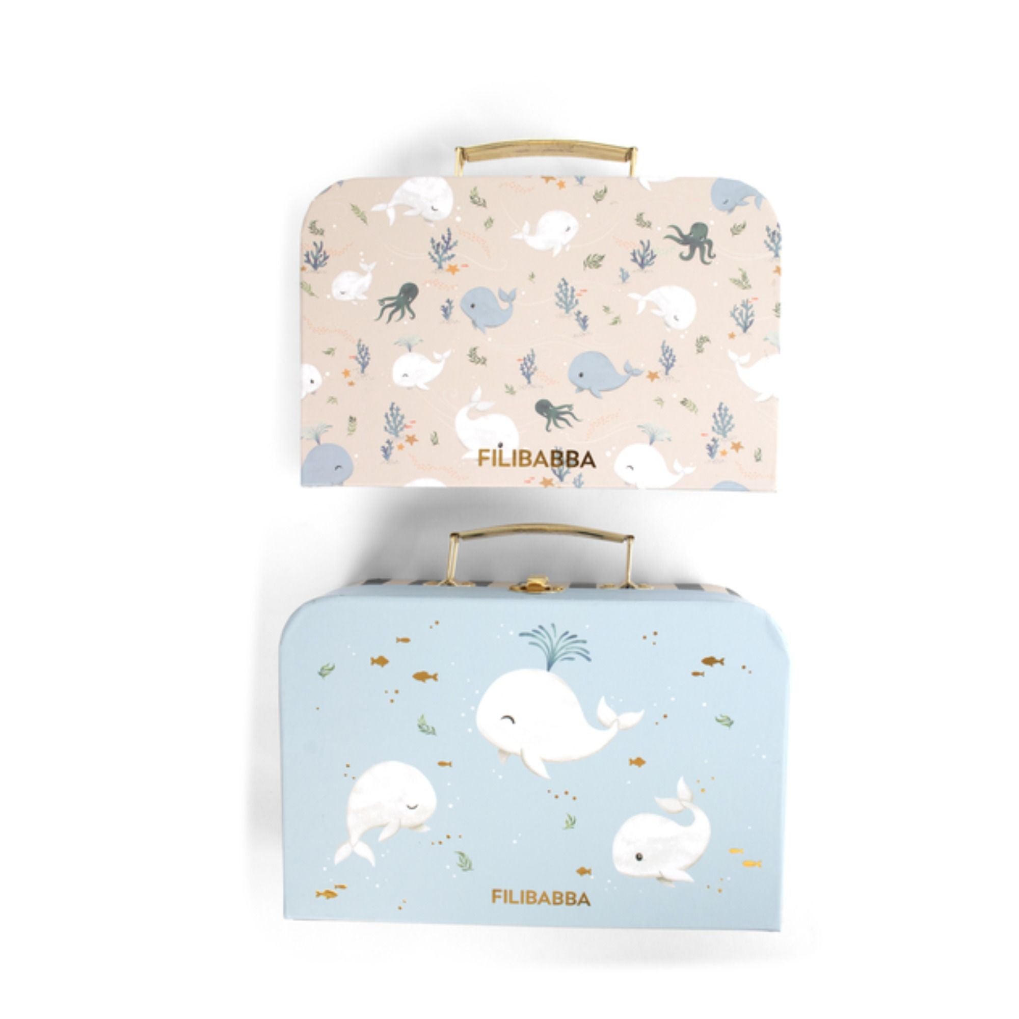 FILIBABBA - Kofferset 2er Pack - Christian's Whale Tales - Pappe