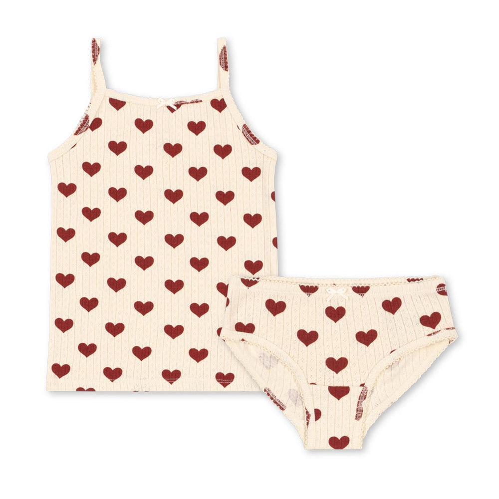 Unterwäsche-Set aus 100% Bio-Baumwolle Modell: Minnie