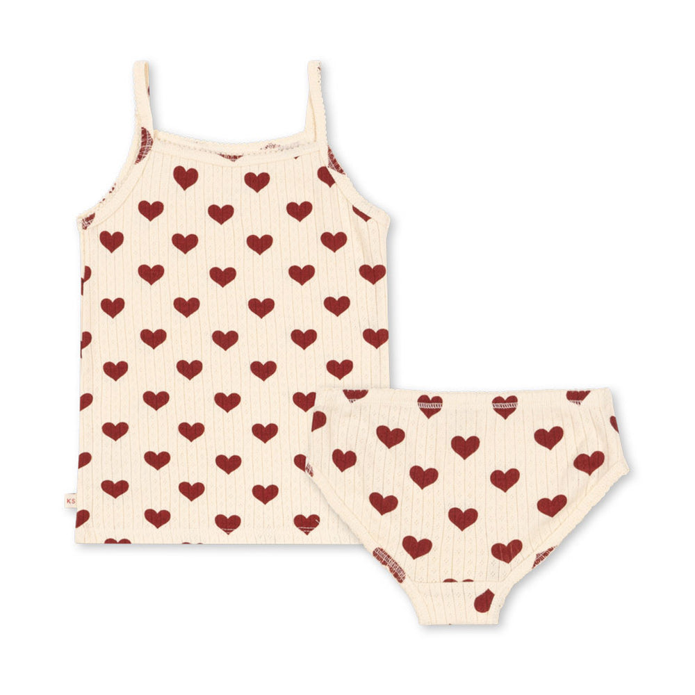 Unterwäsche-Set aus 100% Bio-Baumwolle Modell: Minnie