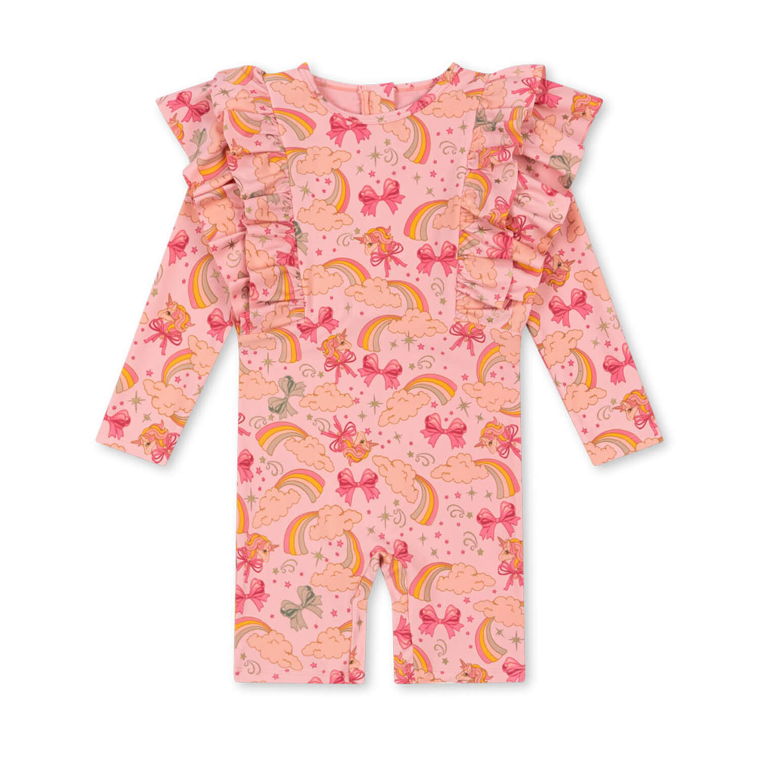 Manuca Frill Onesie - Langarm Schwimmanzug aus Recyceltem Polyester