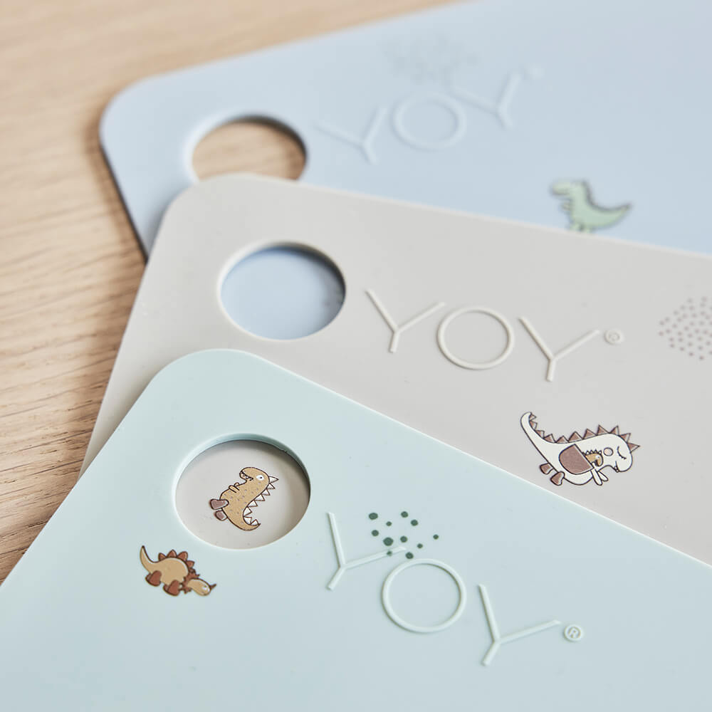 Placemat - Platzmatte Dino Rechteckig aus 100% Silikon von OYOY kaufen - Alltagshelfer, Babykleidung & mehr