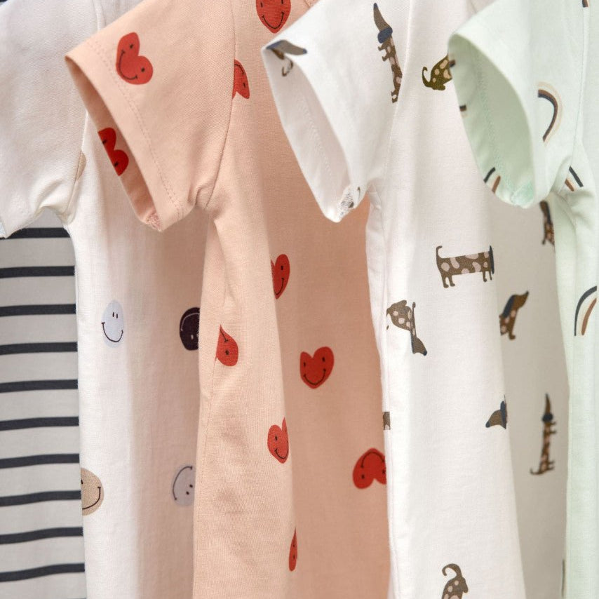 Playsuit - kurzarm Jumpsuit aus 100% Bio - Baumwolle von Lässig kaufen - Kleidung, Babykleidung & mehr