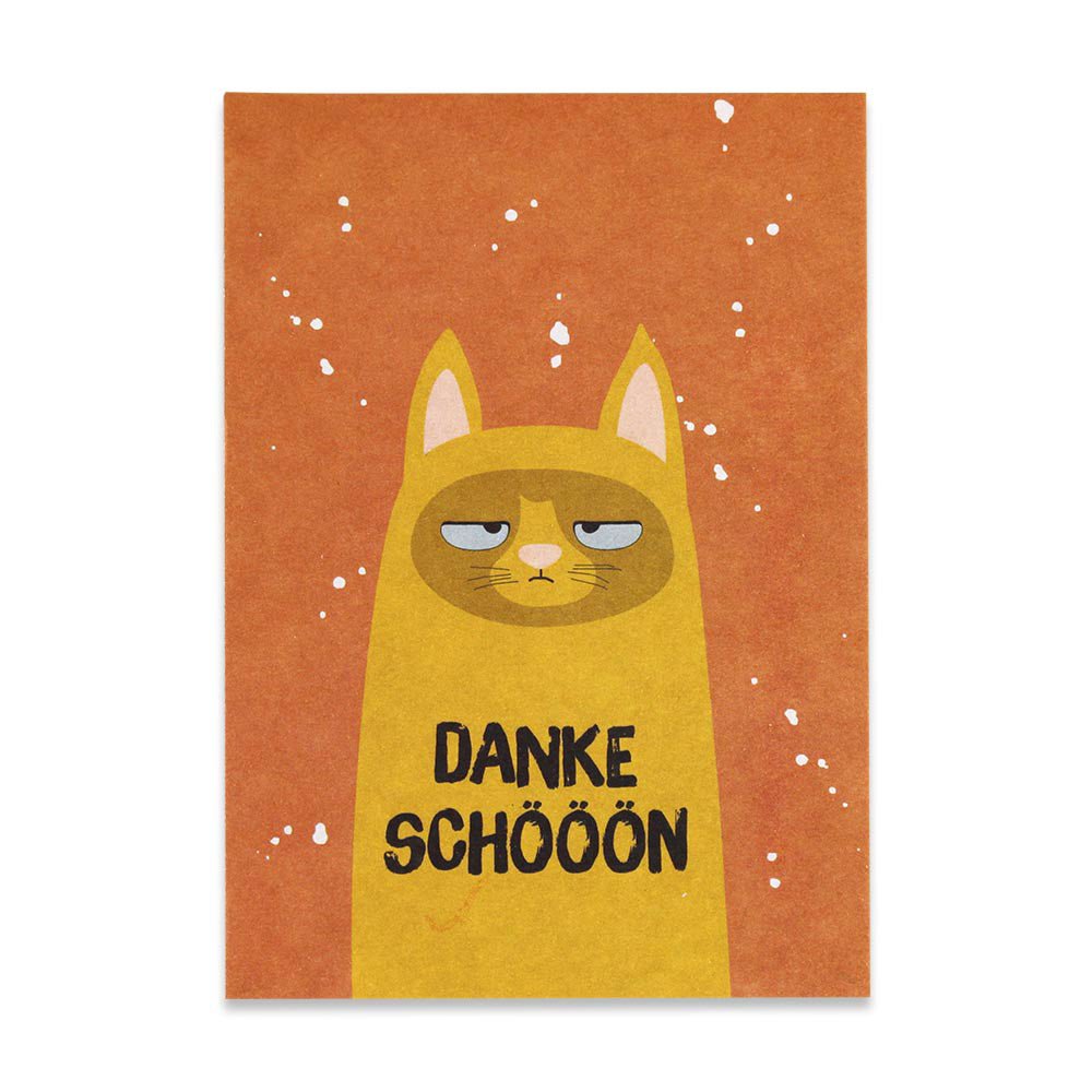 Postkarte Dankeschööön von Ava & Yves kaufen - Spielzeug, Alltagshelfer, Geschenke, Kinderzimmer, Babykleidung & mehr