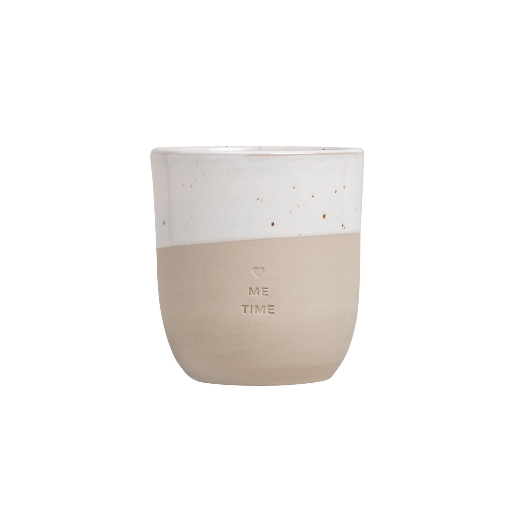 Becher aus Steingut - Groß