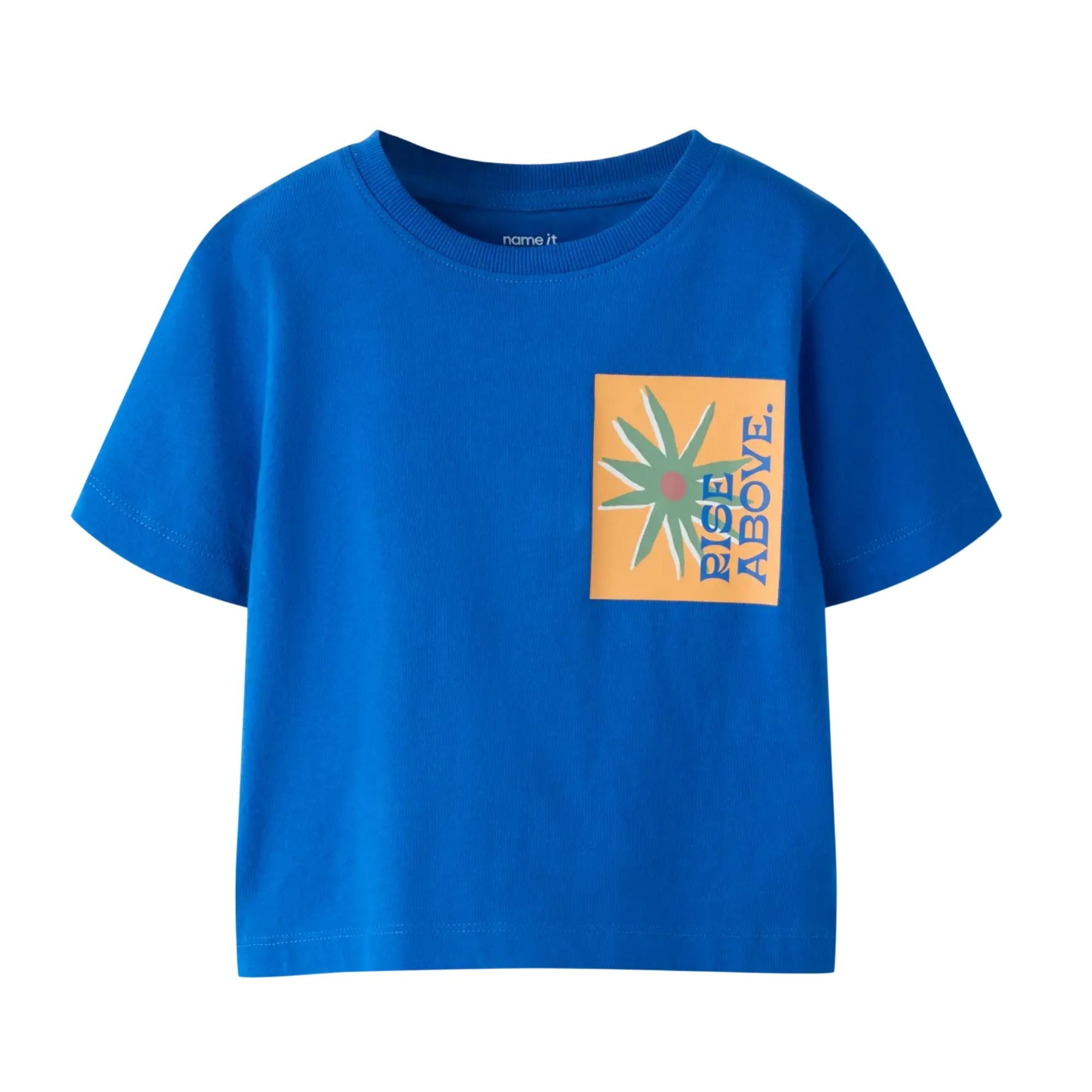 Kinder T-Shirt mit sommerlichen Print aus Baumwolle