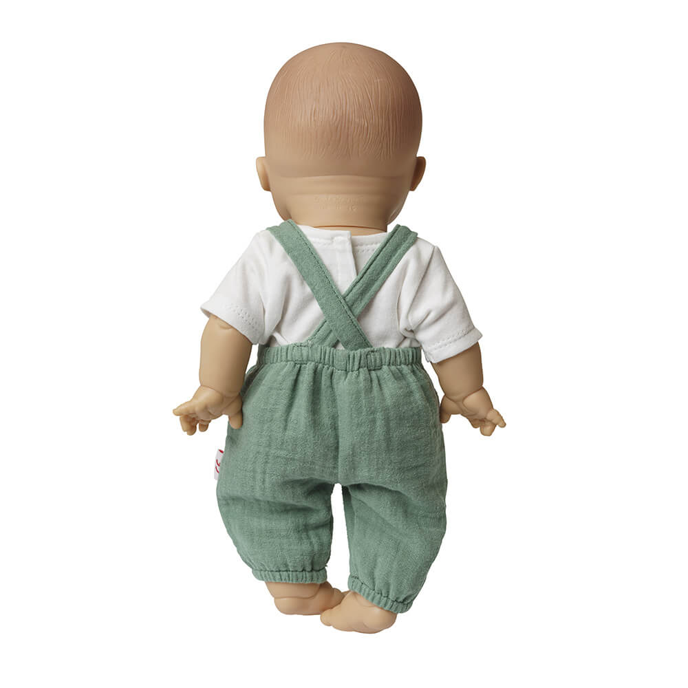 Puppen - Latzhose Gr. 35 - 45 cm aus 100 % Bio - Baumwolle von Heless kaufen - Spielzeug, Geschenke, Babykleidung & mehr