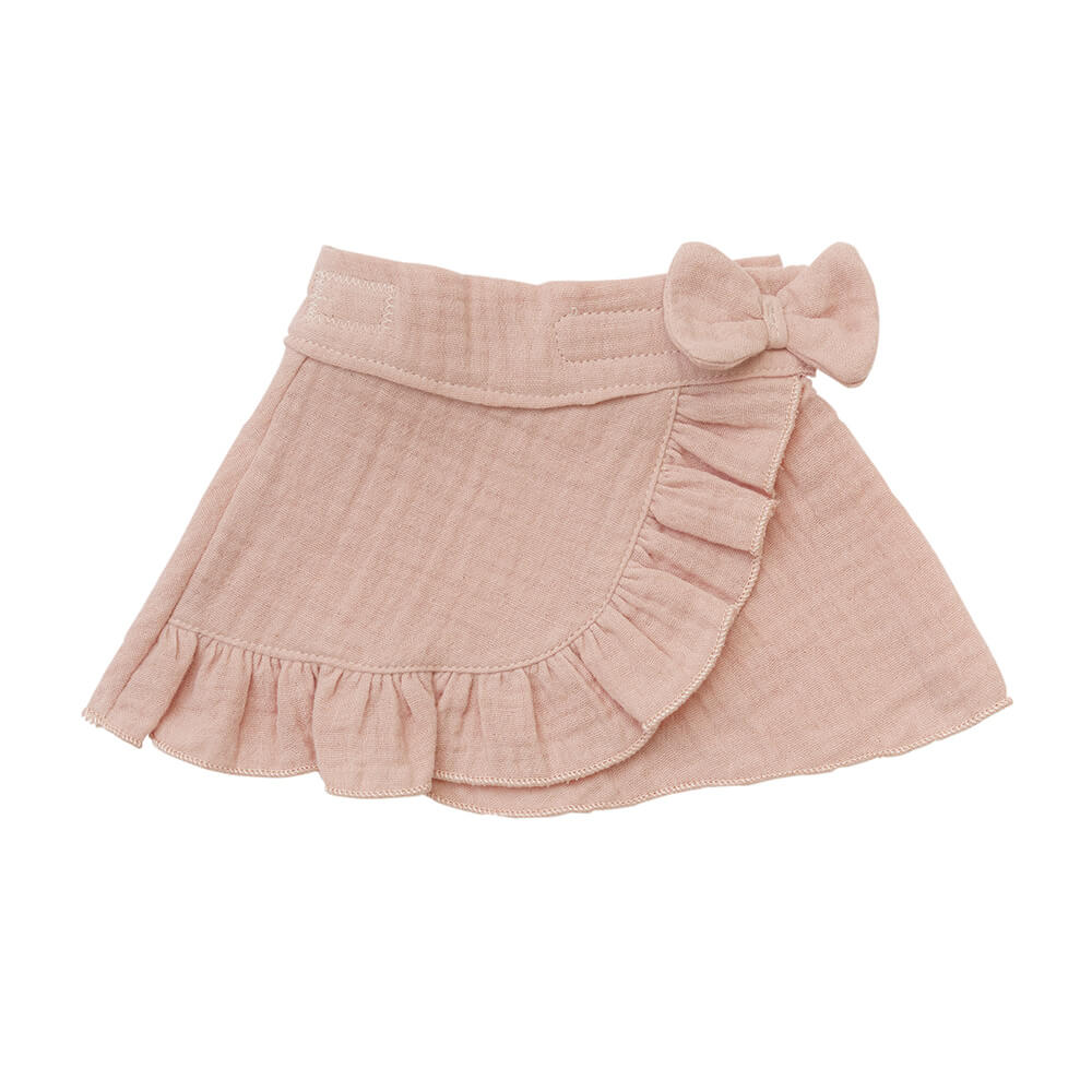 Puppen - Wickelrock mit Rüschen - Top Gr. 28 - 35 cm aus 100 % Bio - Baumwolle von Heless kaufen - Spielzeug, Geschenke, Babykleidung & mehr