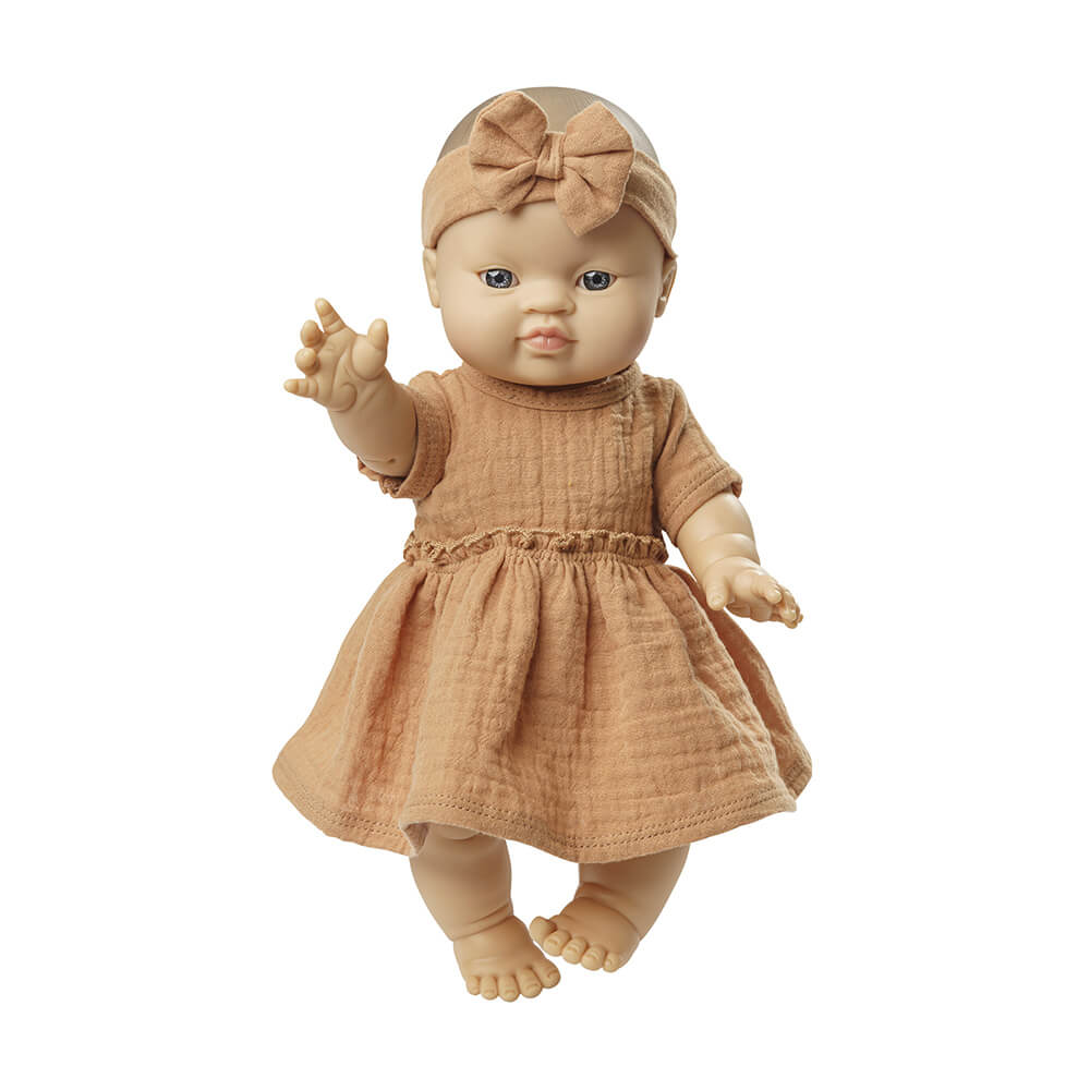 Puppenkleid Gr. 28 - 35 cm aus 100 % Bio - Baumwolle von Heless kaufen - Spielzeug, Geschenke, Babykleidung & mehr