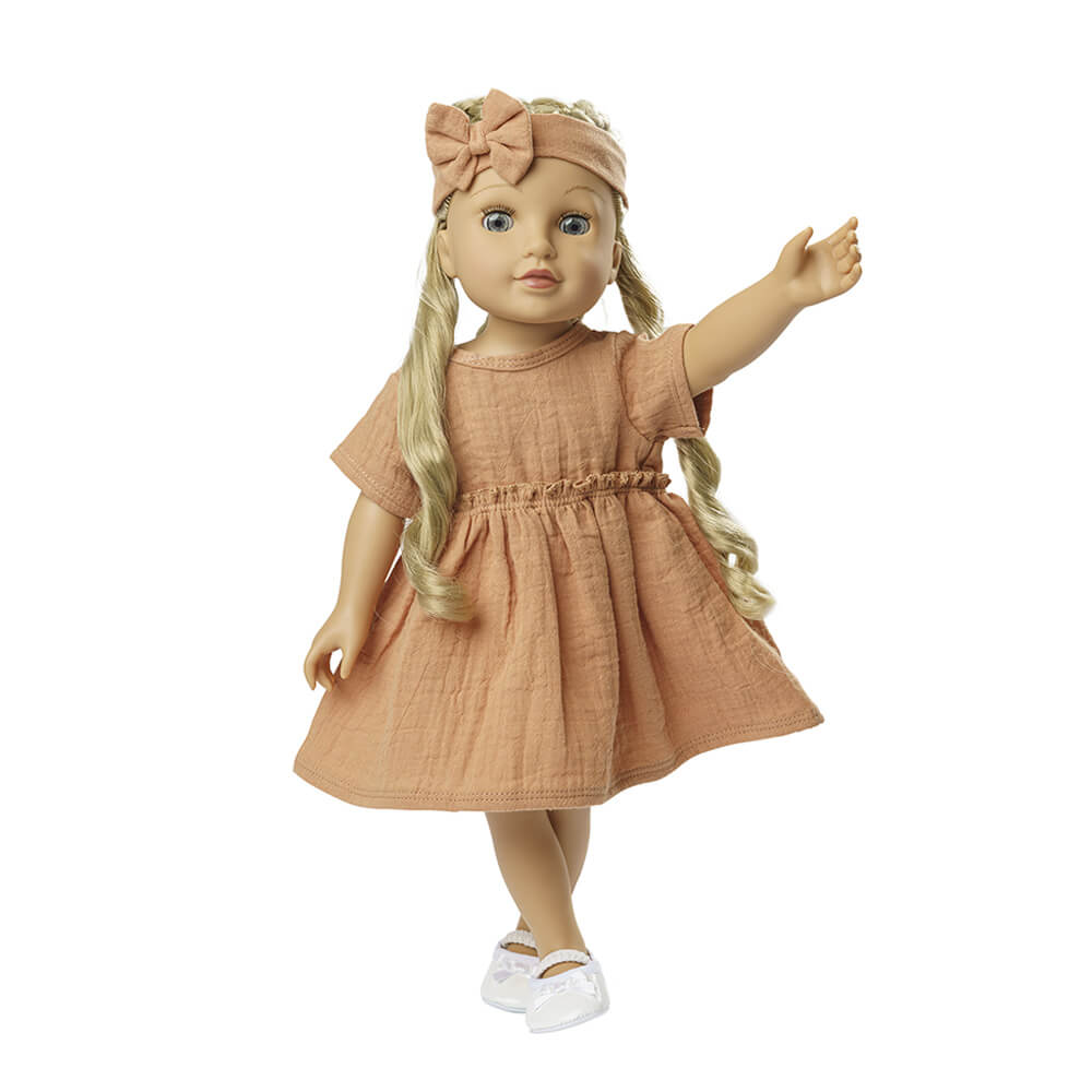 Puppenkleid Gr. 35 - 45 cm aus 100 % Bio - Baumwolle von Heless kaufen - Spielzeug, Geschenke, Babykleidung & mehr