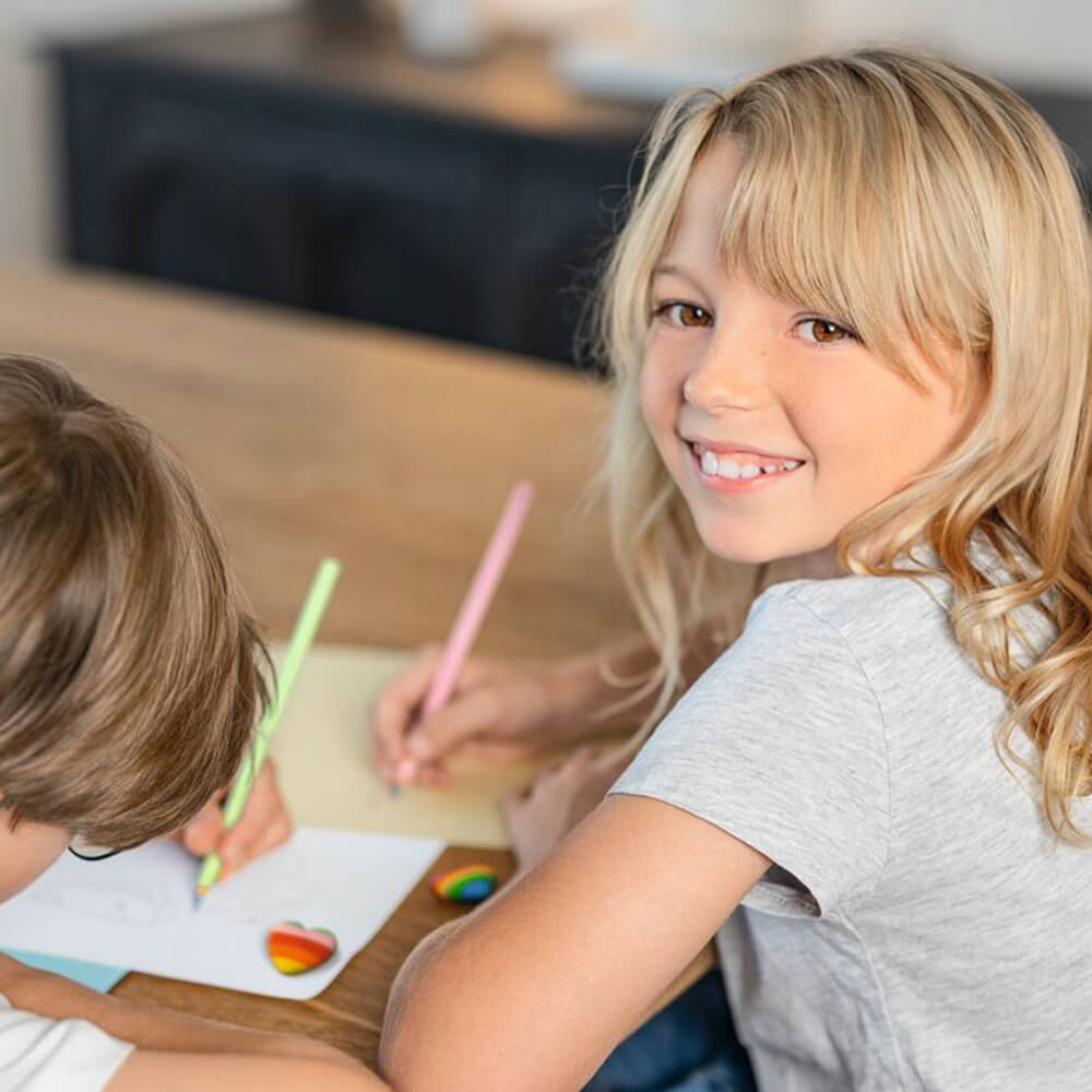 Regenbogen Herz Radierer Set von Moses Verlag kaufen - Alltagshelfer, Geschenke, Babykleidung & mehr