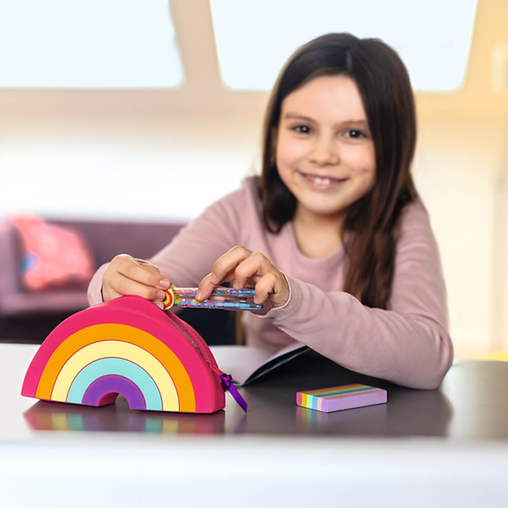 Regenbogen - Täschchen aus Silikon von Moses Verlag kaufen - Alltagshelfer, Geschenke, Babykleidung & mehr
