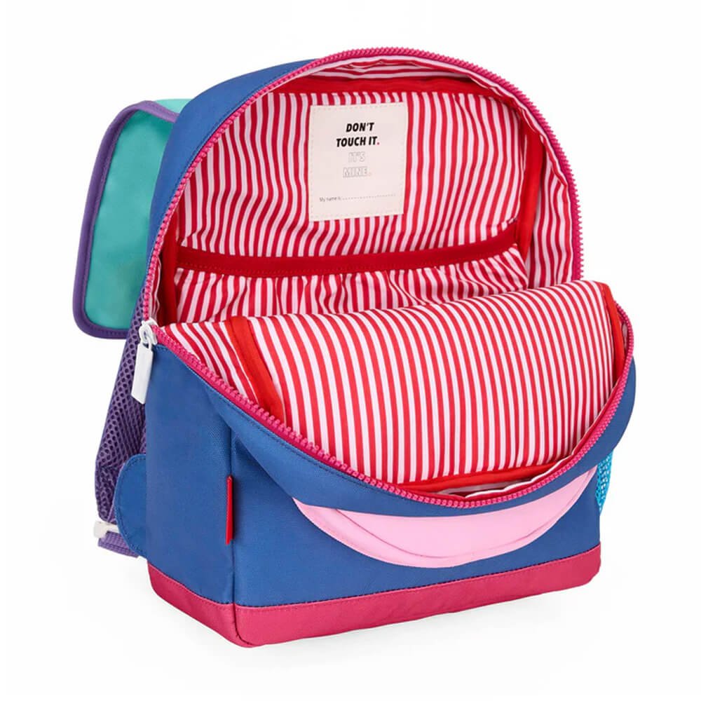 Rucksack Eckig mit Klappe - Colorblock aus 100% recyceltem Polyester von Hello Hossy kaufen - Kleidung, Alltagshelfer, Babykleidung & mehr