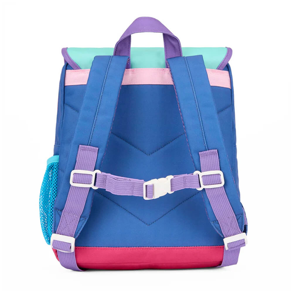 Rucksack Eckig mit Klappe - Colorblock aus 100% recyceltem Polyester von Hello Hossy kaufen - Kleidung, Alltagshelfer, Babykleidung & mehr