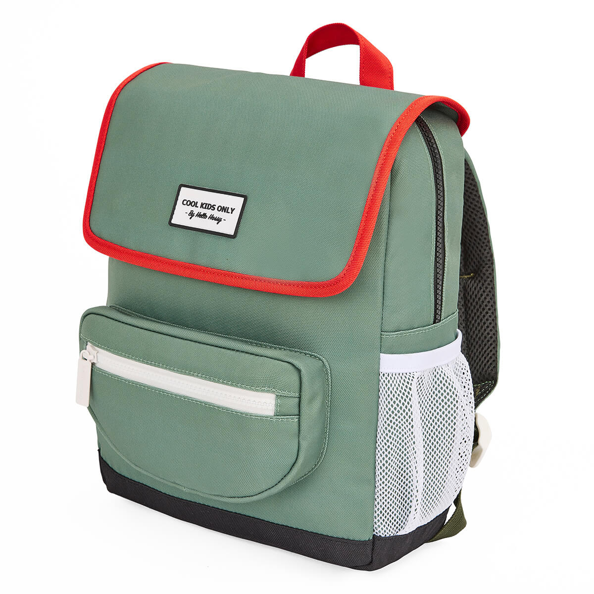 Rucksack Eckig mit Klappe - Colorblock aus 100% recyceltem Polyester von Hello Hossy kaufen - Kleidung, Alltagshelfer, Babykleidung & mehr