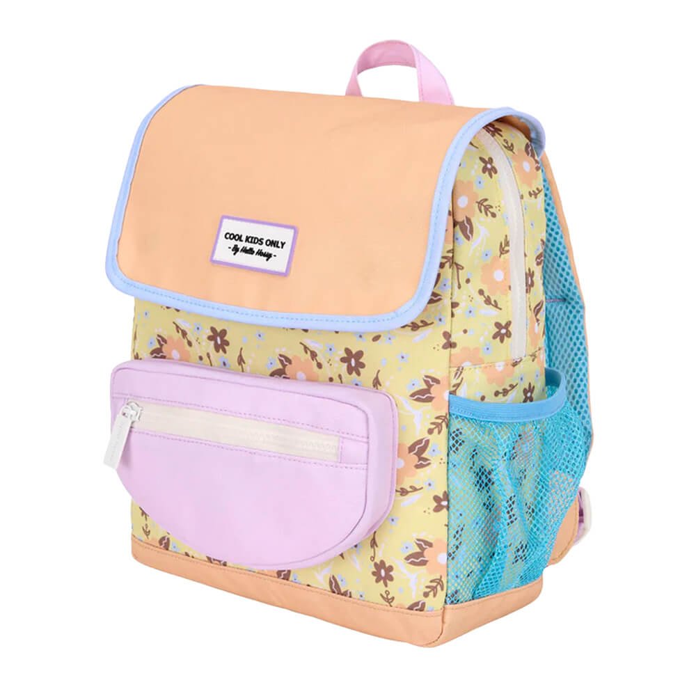 Rucksack Eckig mit Klappe - Gemustert aus 100% recyceltem Polyester von Hello Hossy kaufen - Kleidung, Alltagshelfer, Babykleidung & mehr
