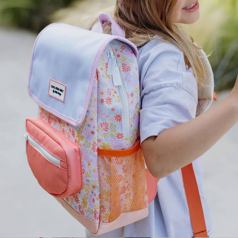 Rucksack Eckig mit Klappe - Gemustert aus 100% recyceltem Polyester von Hello Hossy kaufen - Kleidung, Alltagshelfer, Babykleidung & mehr